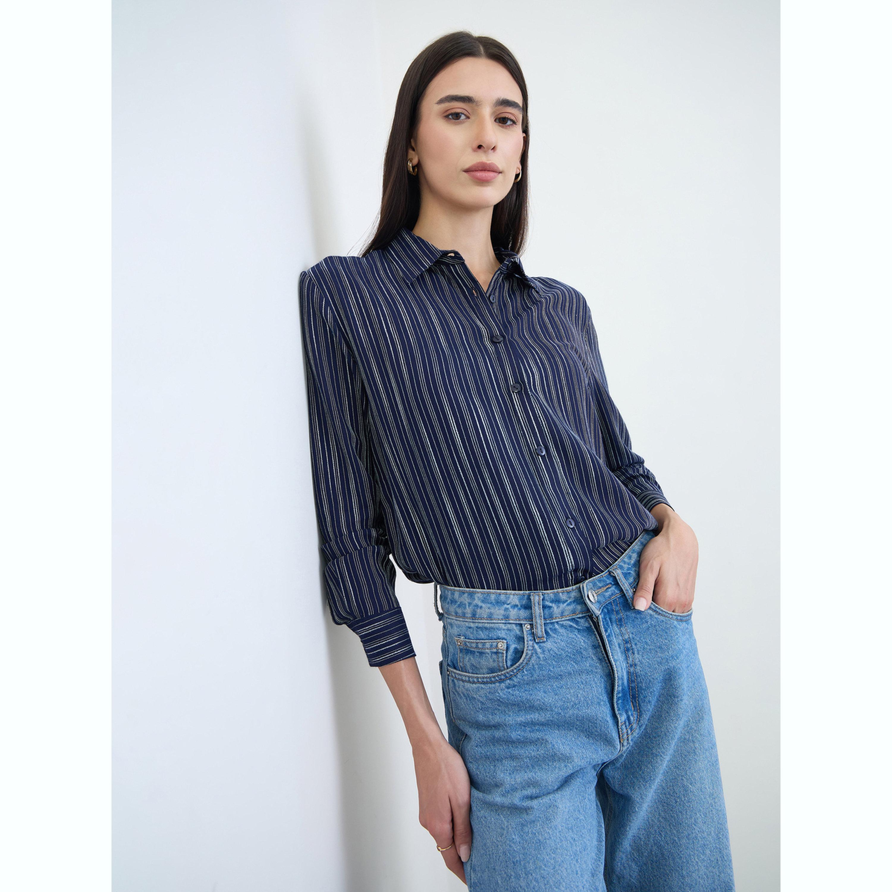 بلوزة مخططة بأكمام طويلة-women-clothing-shirtsandblouses-shirts-image-3