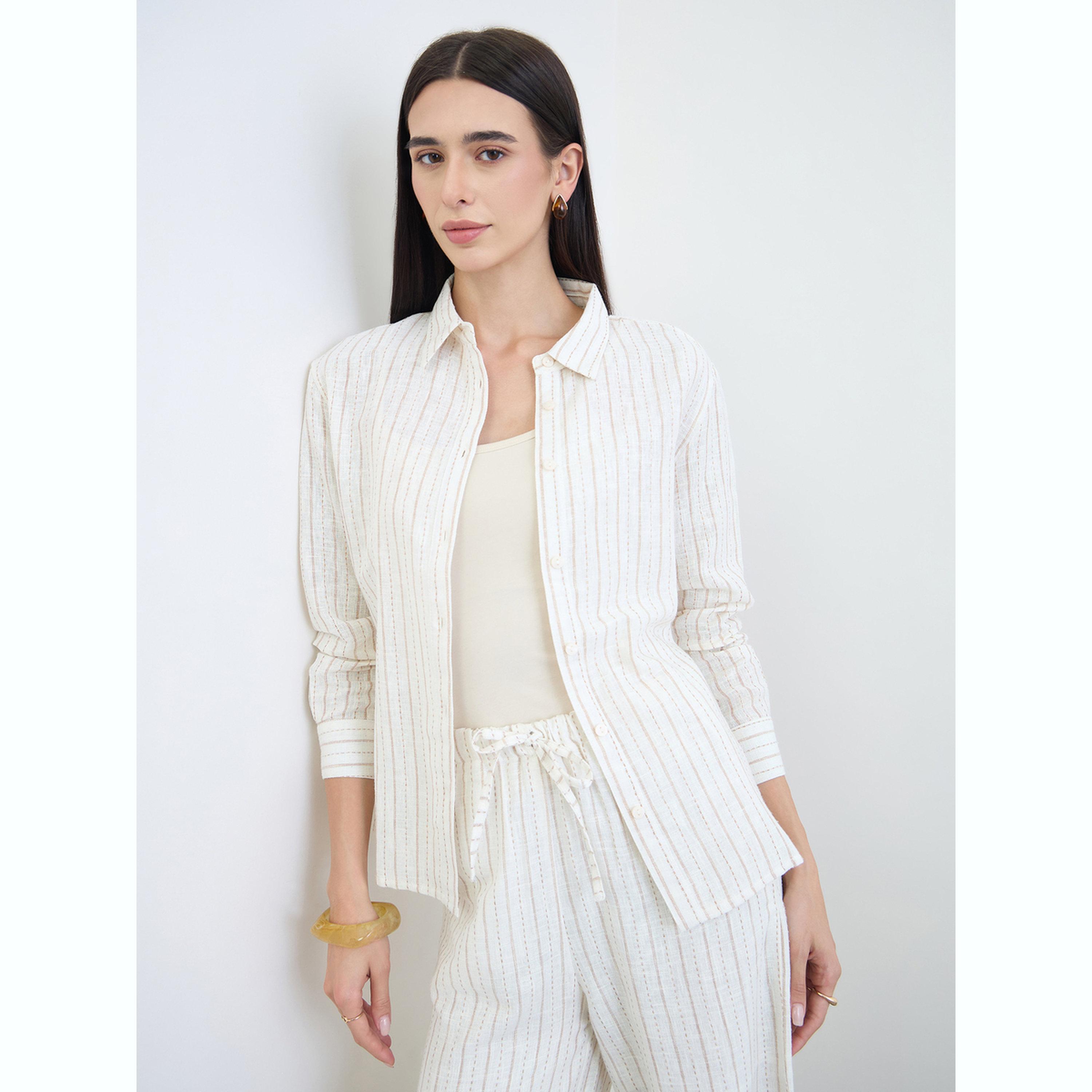 بلوزة مخططة بأكمام طويلة-women-clothing-shirtsandblouses-shirts-image-2