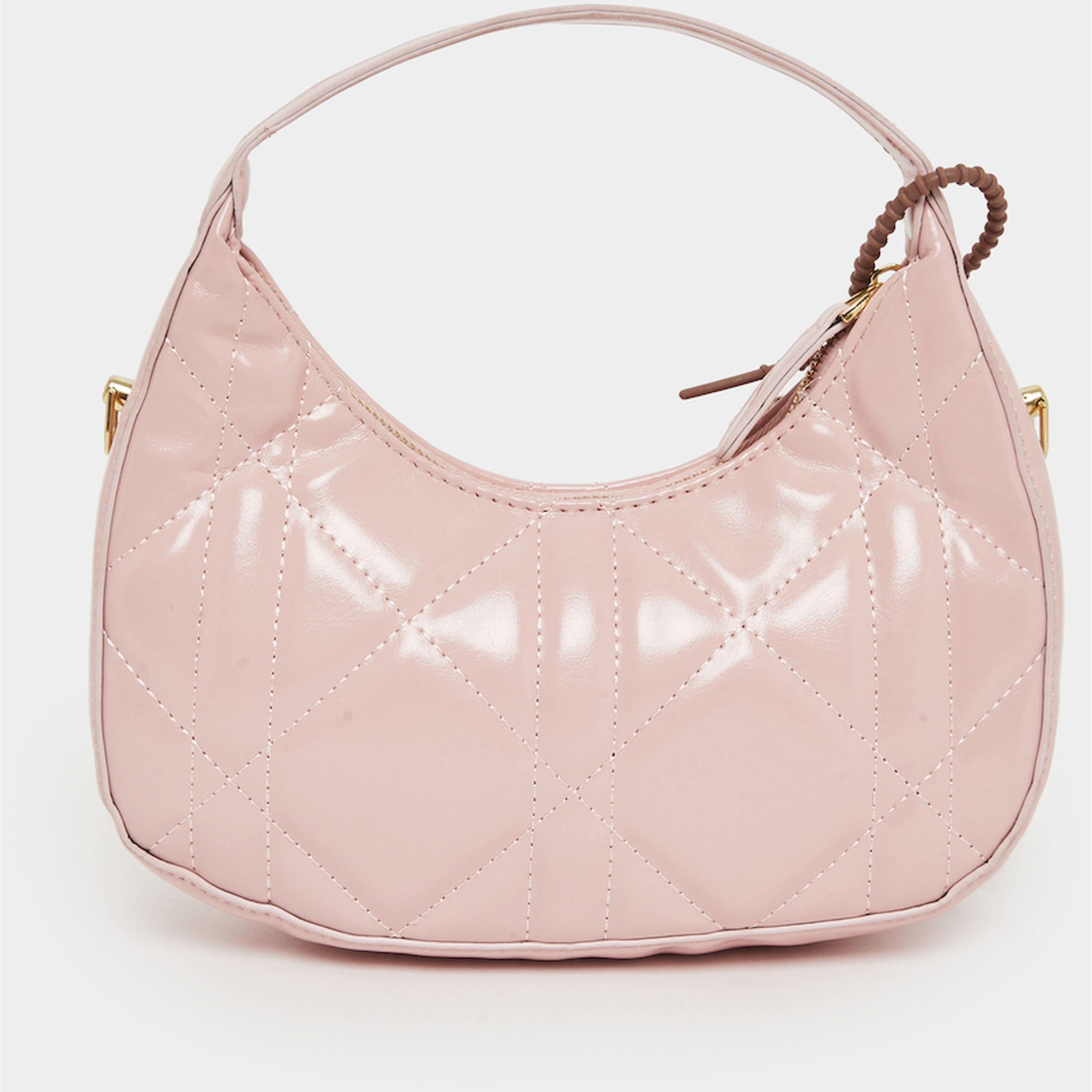 Styli Pink Quilted Hobo Bag with Dog Charm-women-bagsandwallets-handbags-image-2