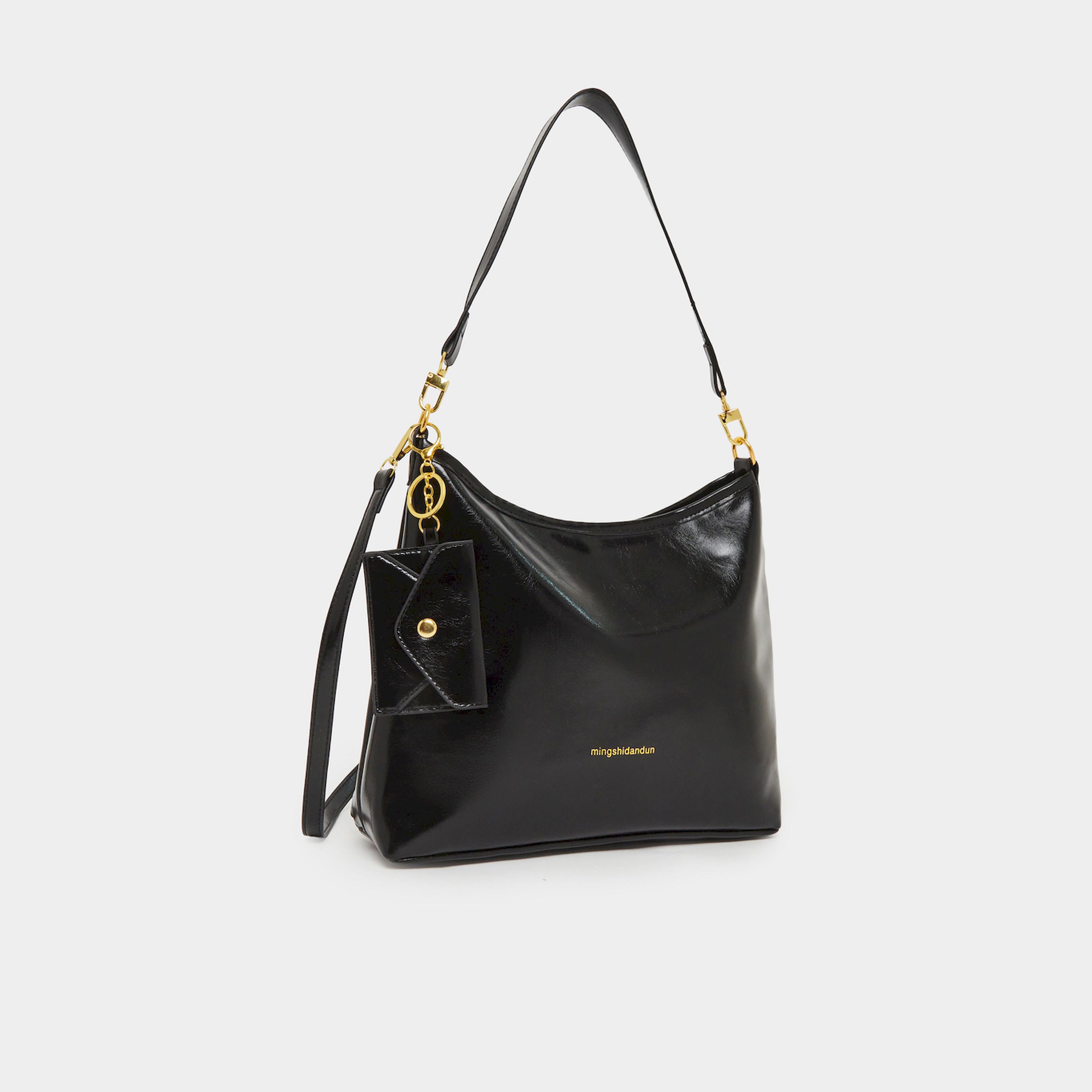 Styli Black Hobo Shoulder Bag-women-bagsandwallets-handbags-image-1