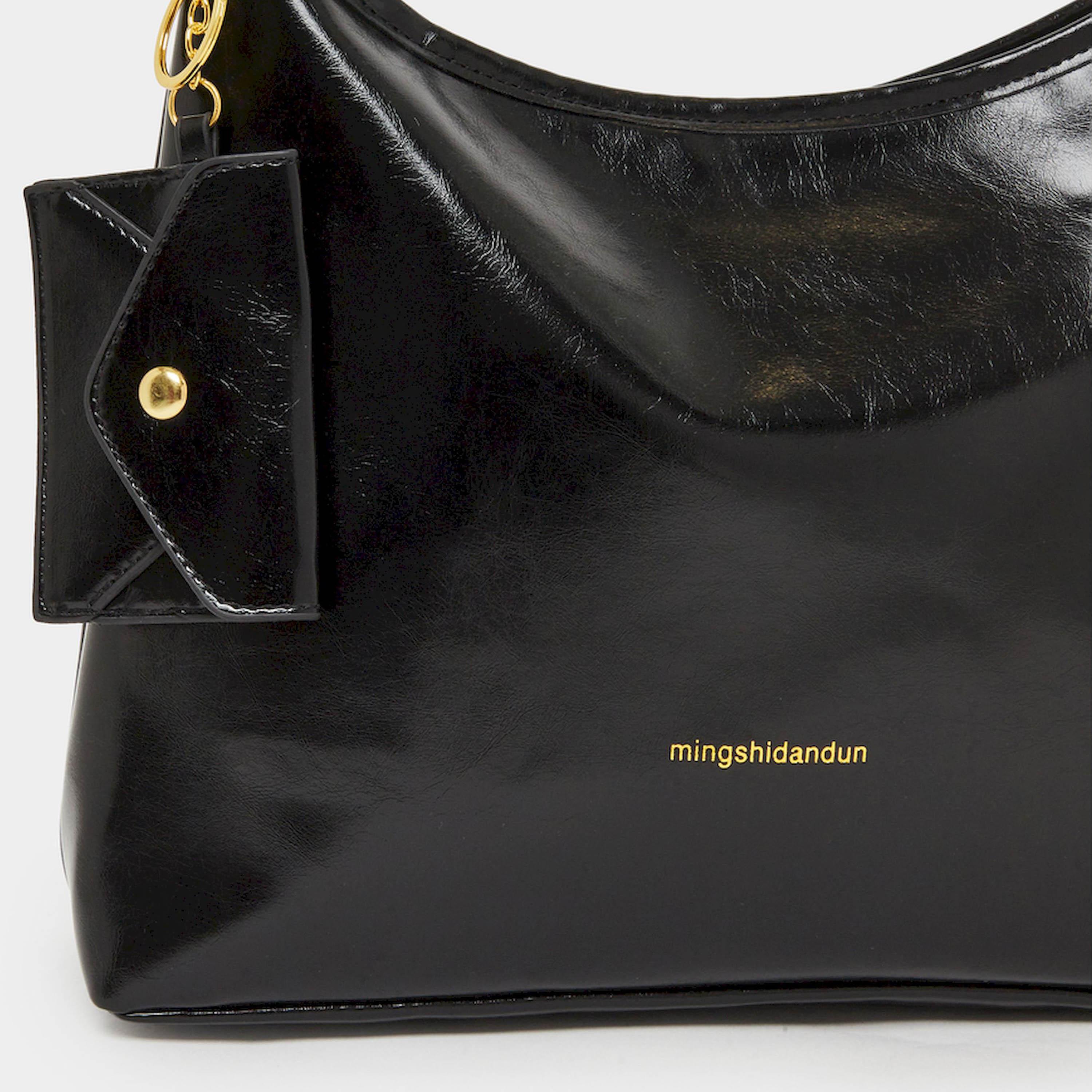 Styli Black Hobo Shoulder Bag-women-bagsandwallets-handbags-image-3