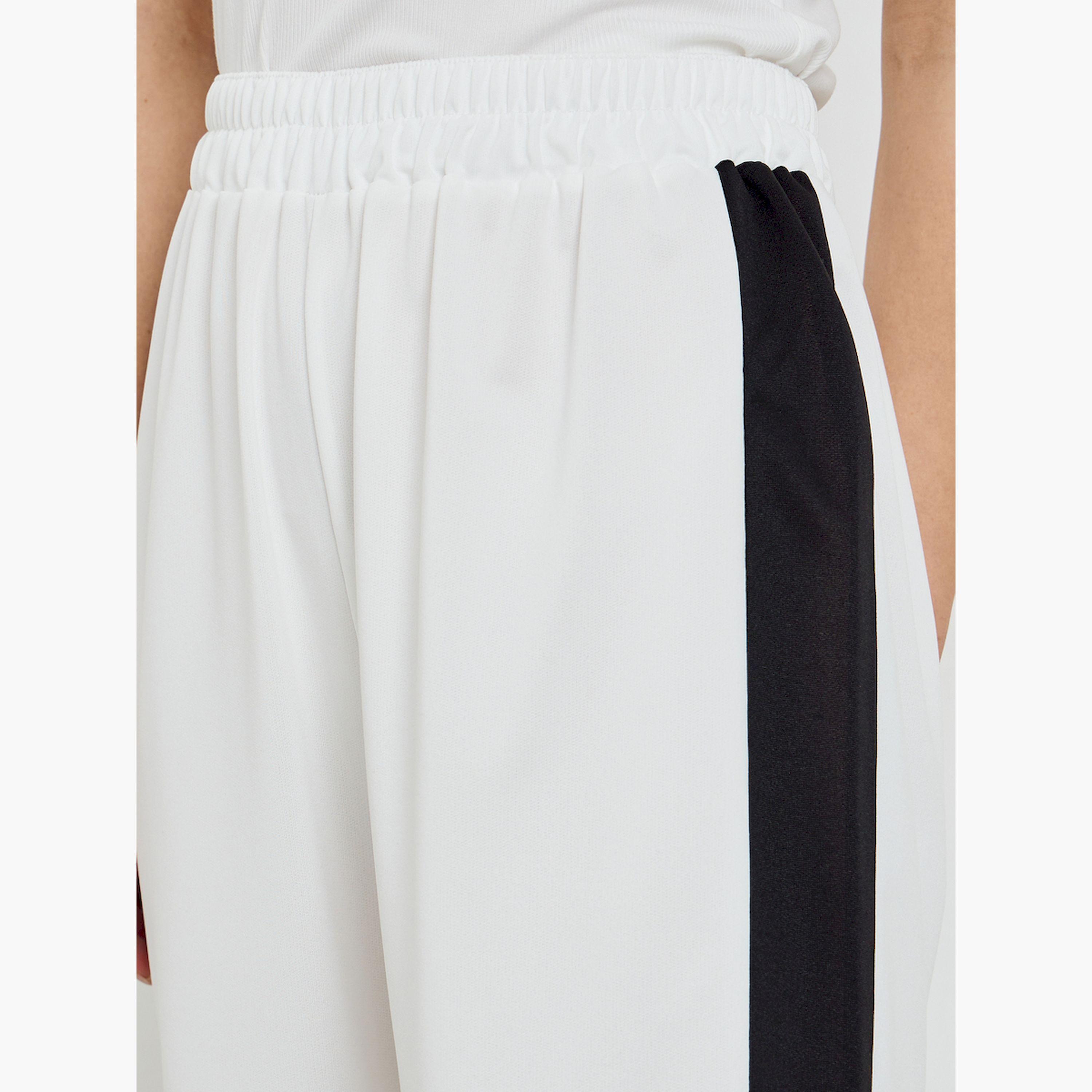 Styli White Wide Leg Joggers with Side Stripe-women-clothing-bottoms-joggers-image-4