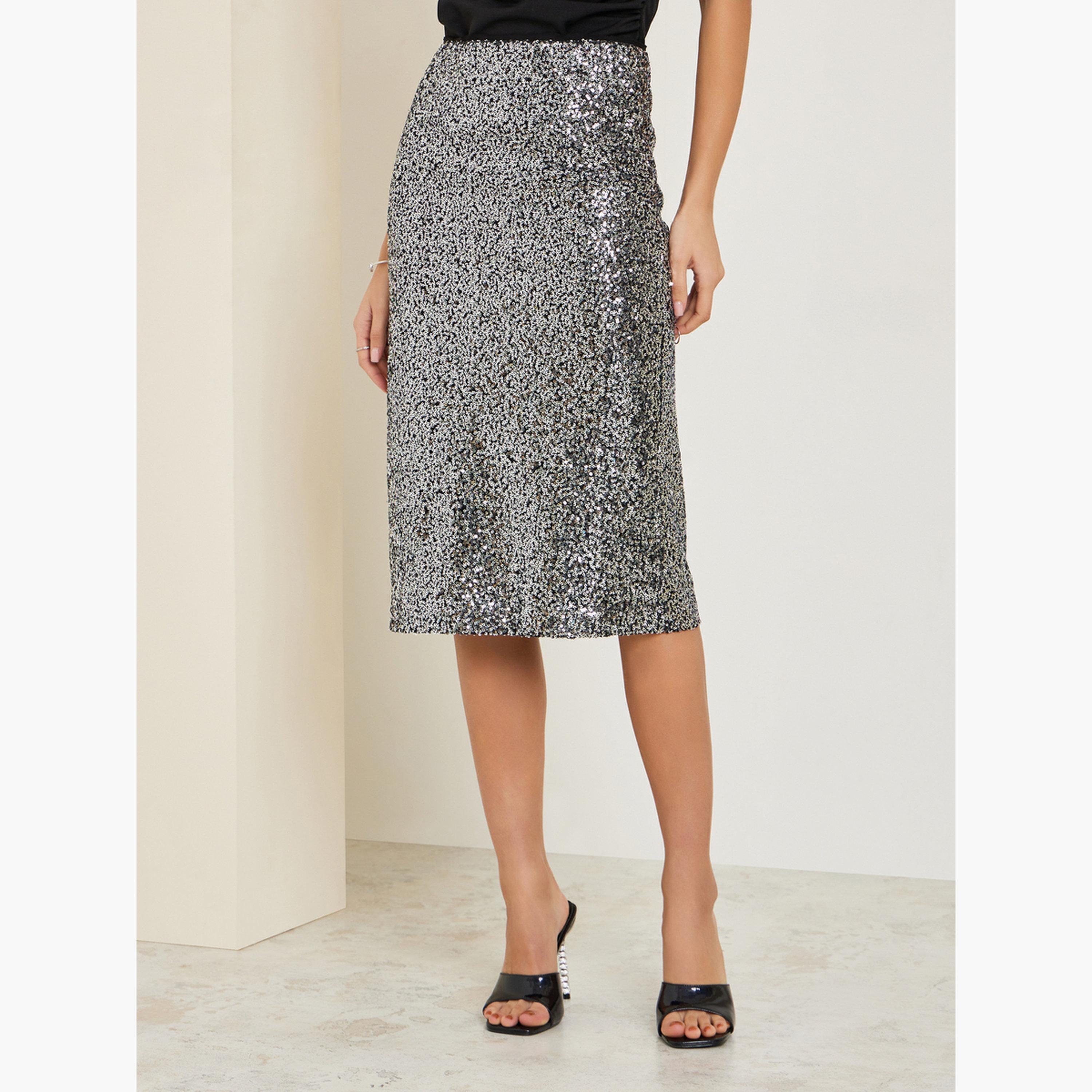 تنورة ميدي مزينة بالترتر اللامع-women-clothing-bottoms-skirts-image-1