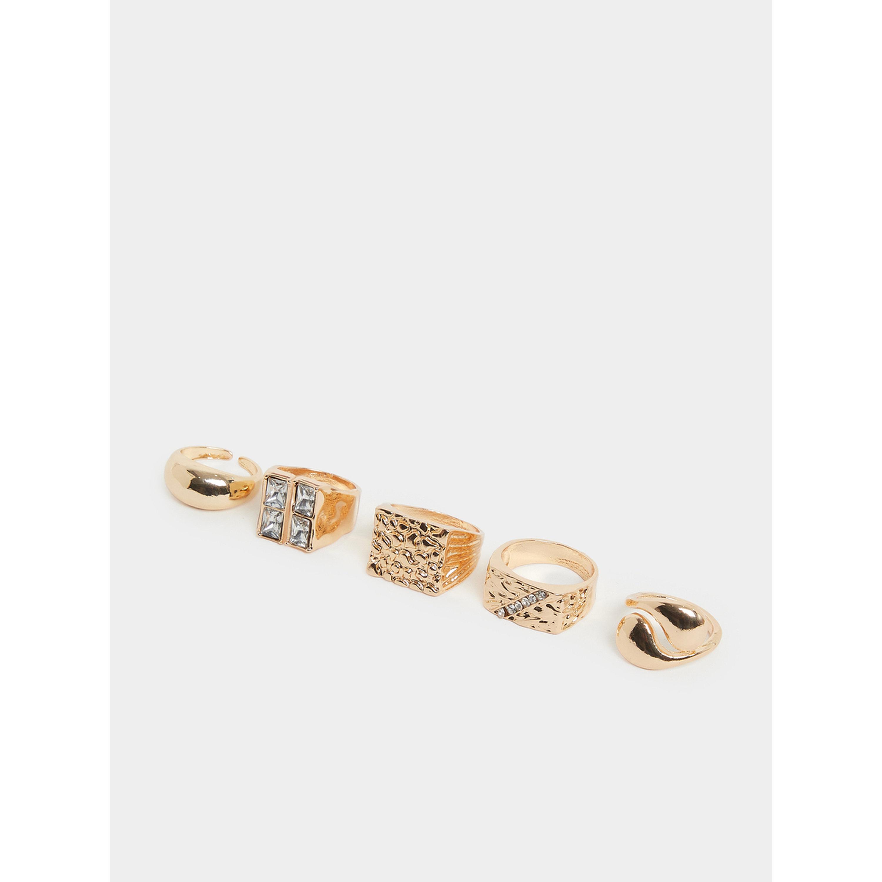 Styli Pack of 5 - Statement Rings-women-watchesandjewellery-jewellery-rings-image-1