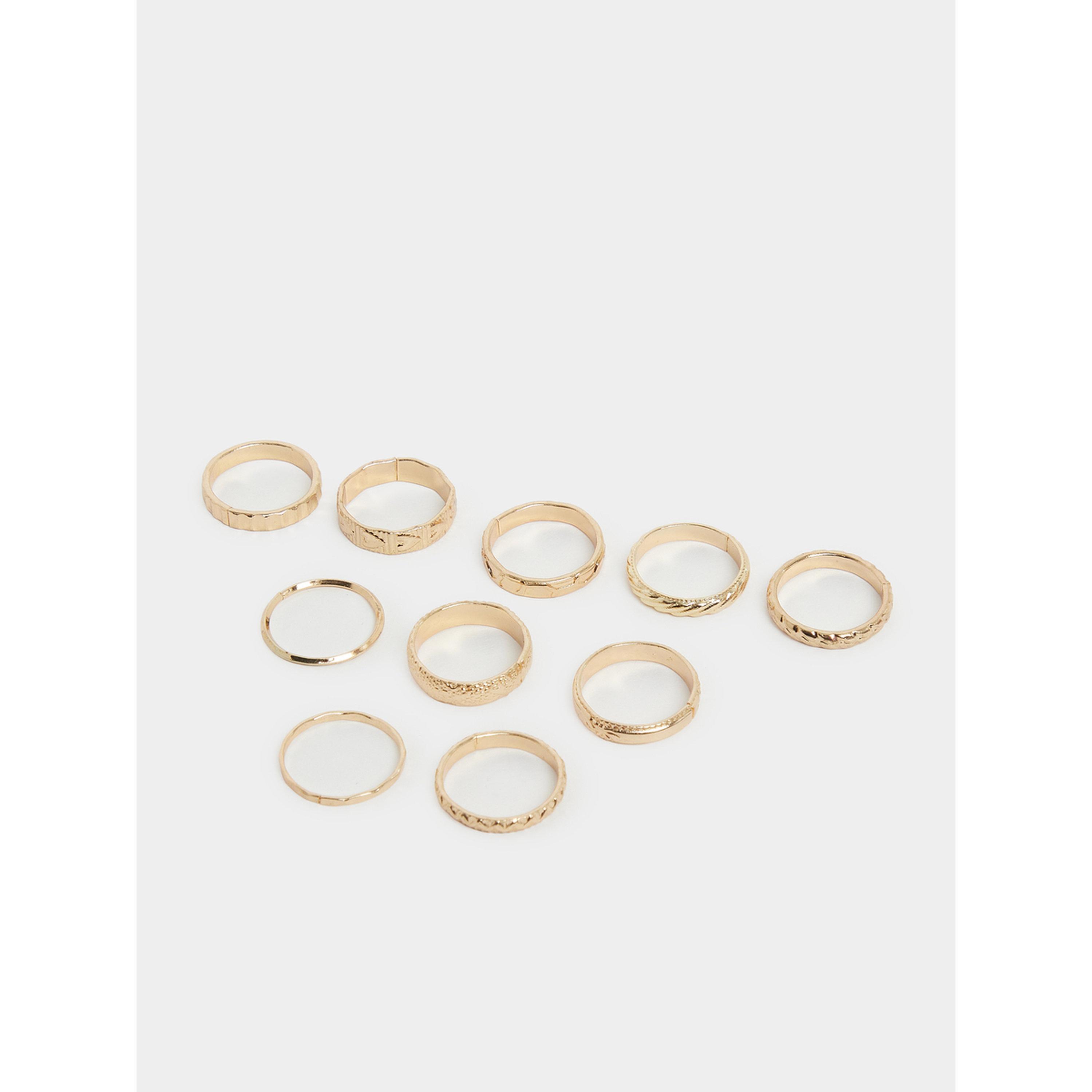 مجموعة من 10 خواتم متنوعة-women-watchesandjewellery-jewellery-rings-image-1