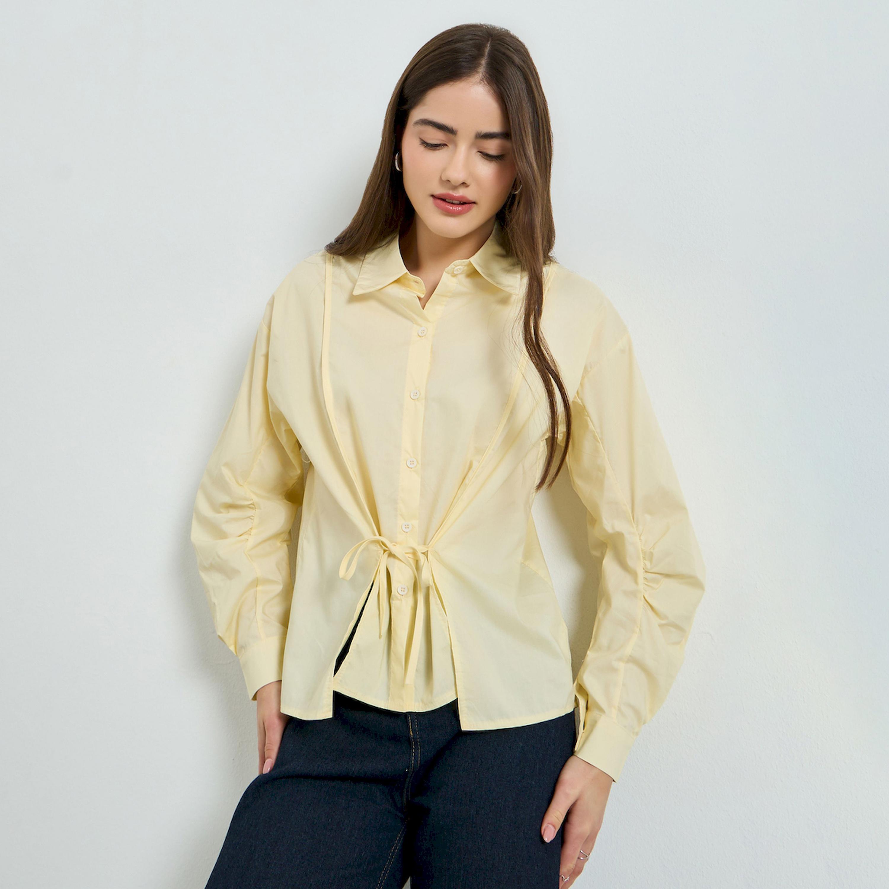 قميص برباط أمامي وقصة فضفاضة-women-clothing-shirtsandblouses-shirts-image-1