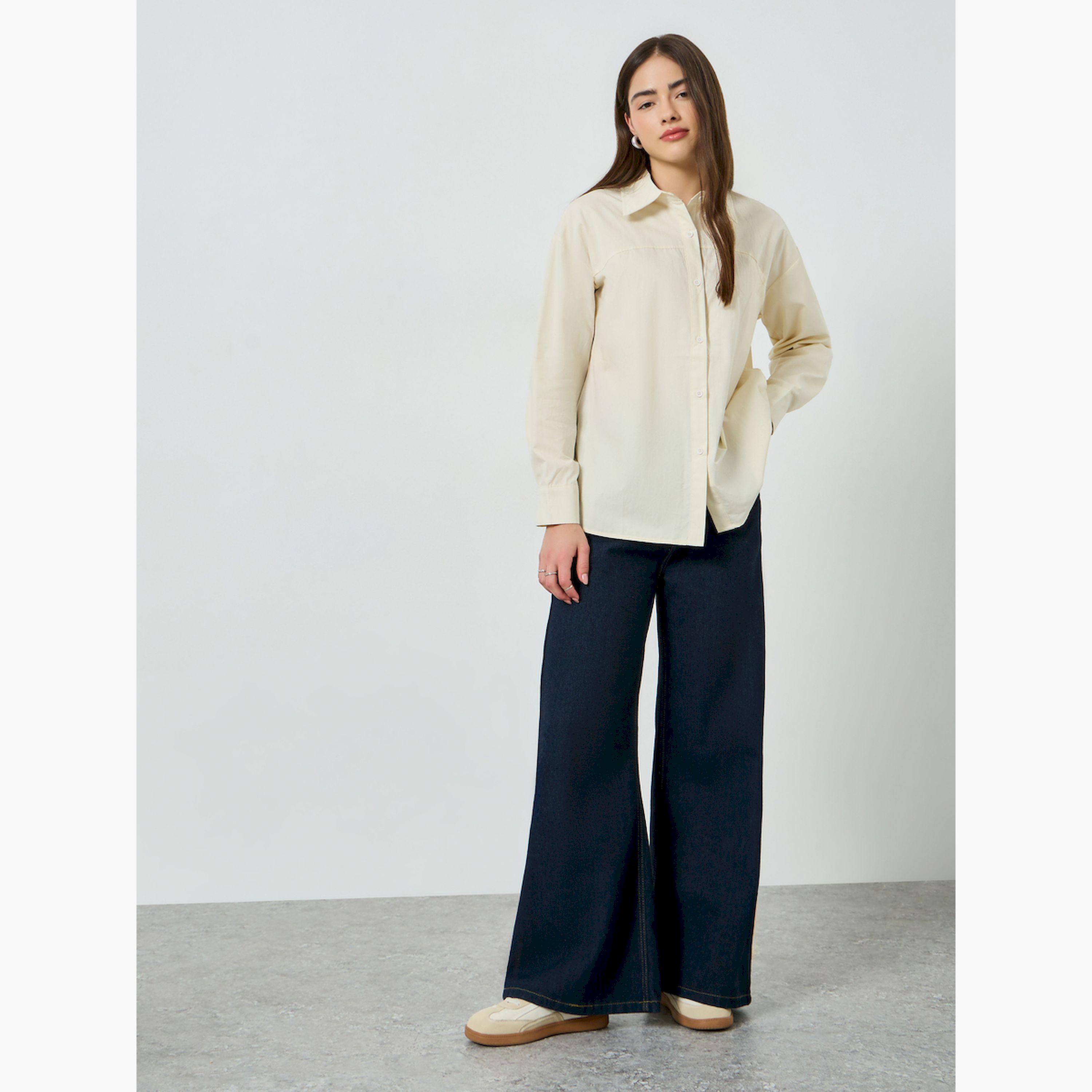 قميص واسع بأكمام طويلة-women-clothing-shirtsandblouses-shirts-image-2
