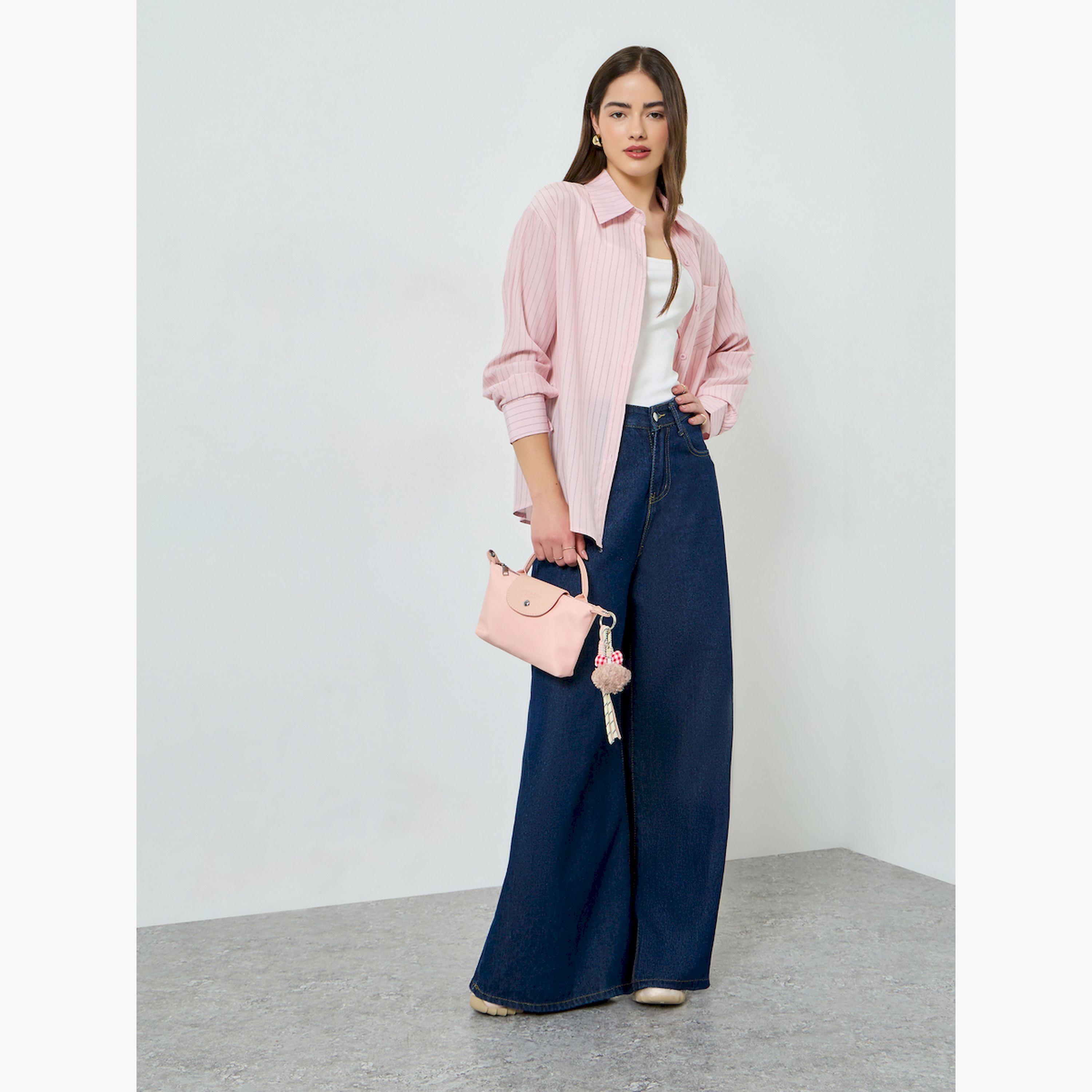 قميص مخطط واسع-women-clothing-shirtsandblouses-shirts-image-2