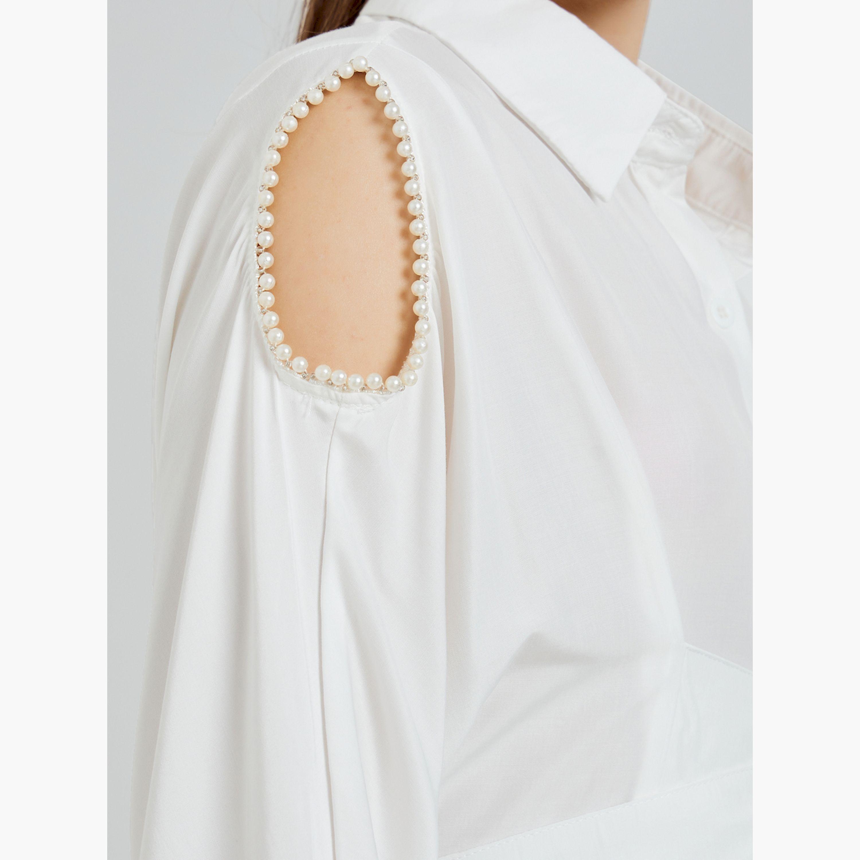 بلوزة مزينة بلؤلؤ صناعي مع أزرار غلق-women-clothing-shirtsandblouses-blouses-image-6
