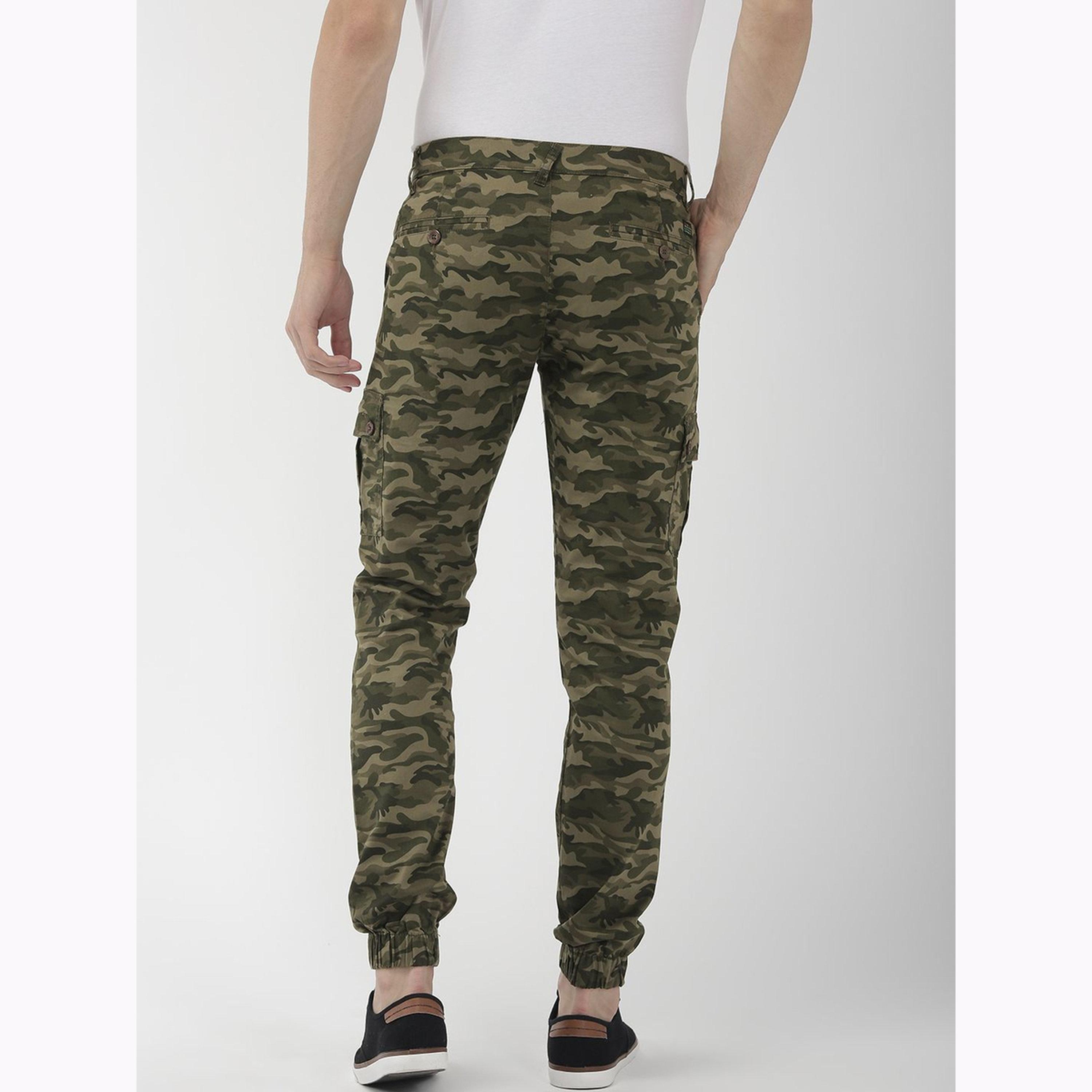 بنطال كارغو بطبعة تمويه وقصة ضيقة للرجال-men-clothing-bottoms-joggers-image-3