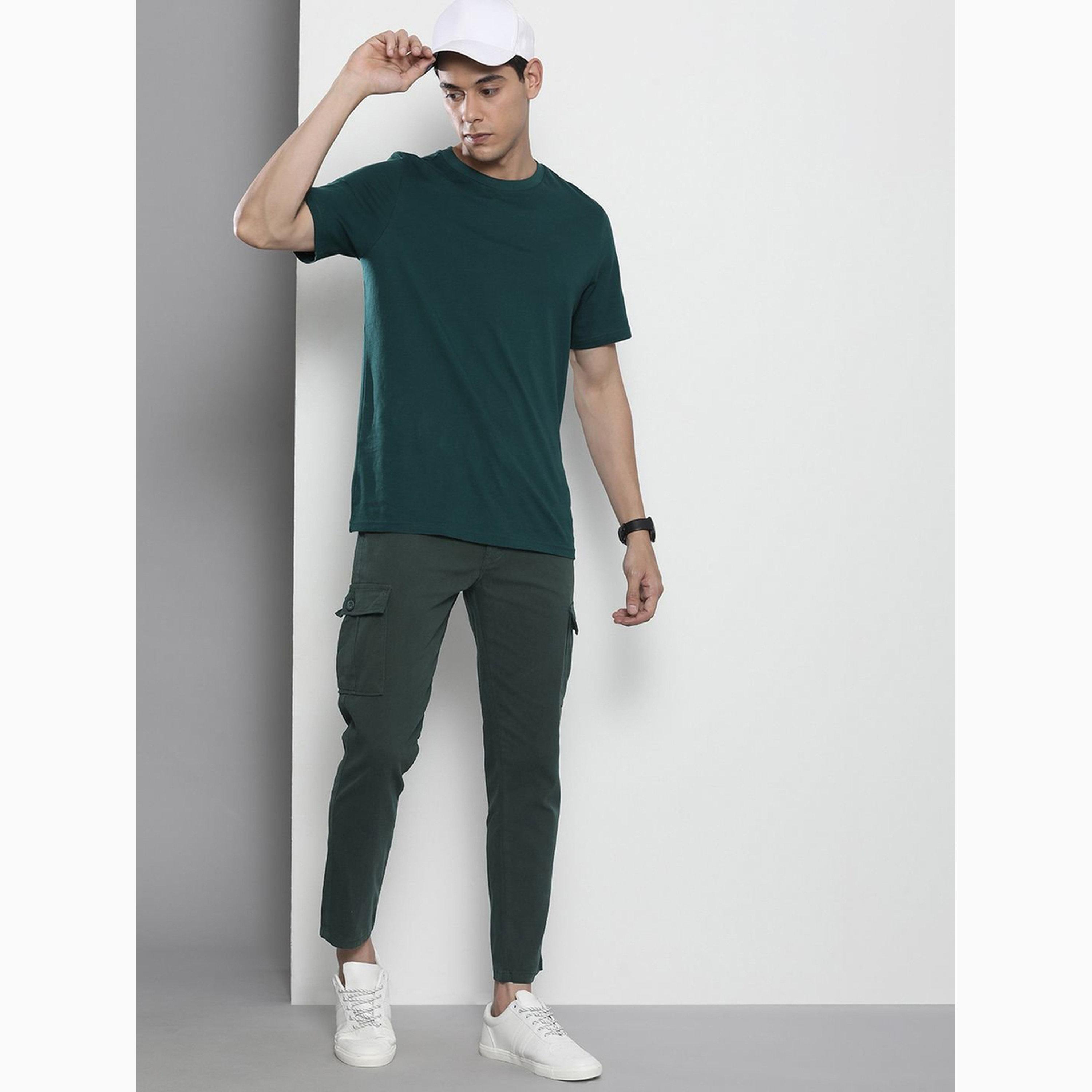 The Indian Garage Co X Styli Men Slim Fit Solid Cargo-men-clothing-bottoms-joggers-image-2