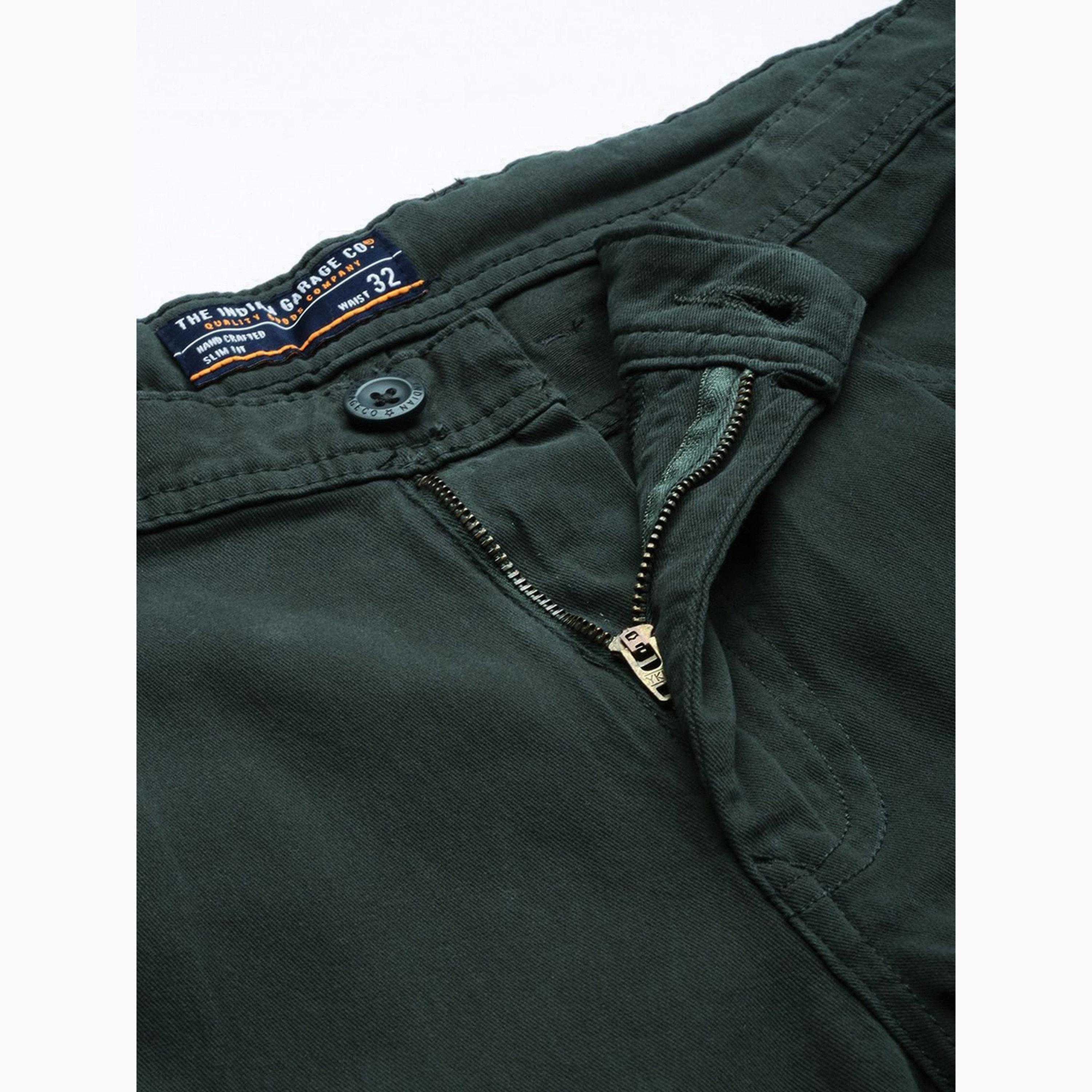 The Indian Garage Co X Styli Men Slim Fit Solid Cargo-men-clothing-bottoms-joggers-image-4