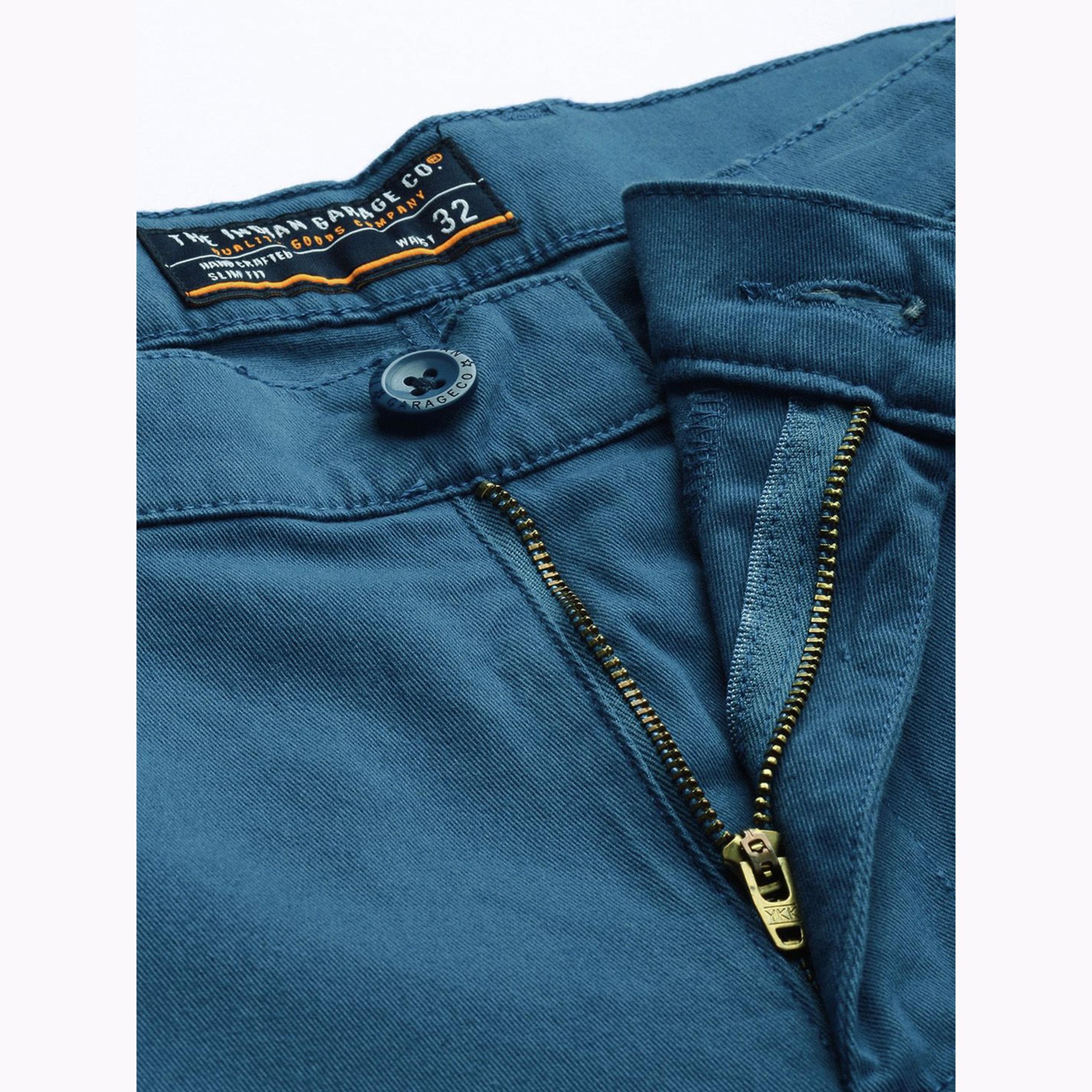 جوغر كارغو سادة بقصة ضيقة للرجال-men-clothing-bottoms-joggers-image-4