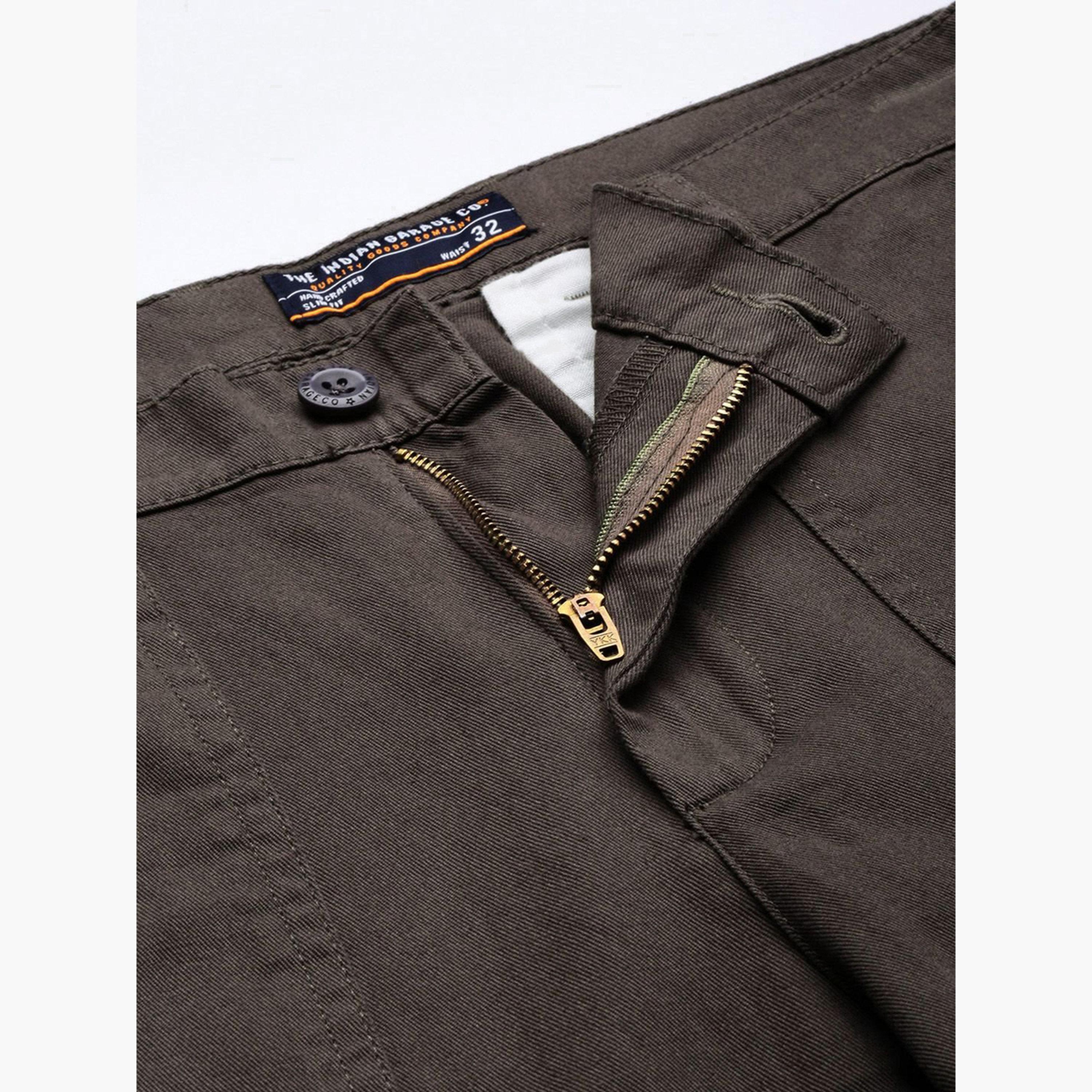 The Indian Garage Co X Styli Men Regular Fit Solid Cargo Pants-men-clothing-bottoms-trousersandchinos-trousers-image-5