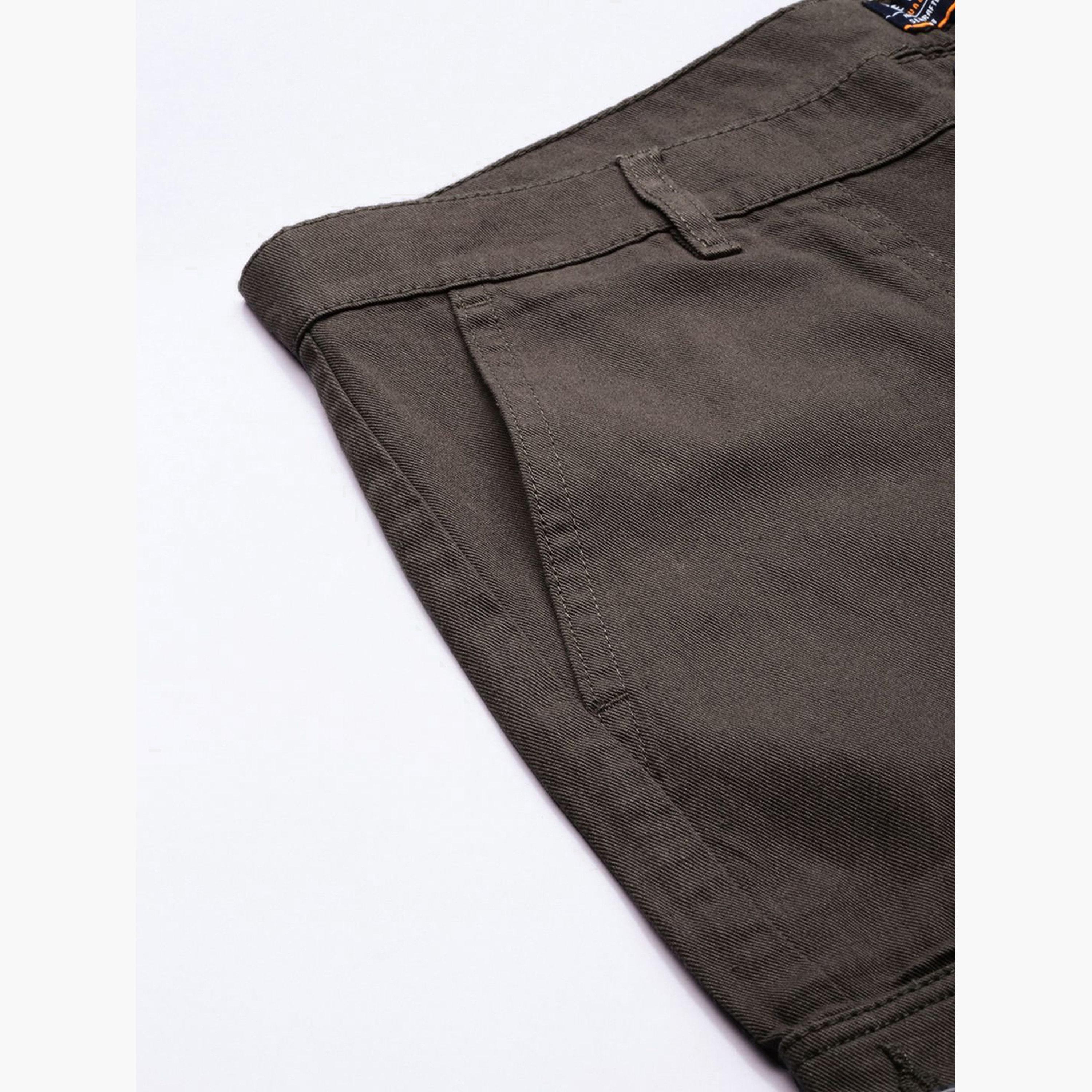 The Indian Garage Co X Styli Men Regular Fit Solid Cargo Pants-men-clothing-bottoms-trousersandchinos-trousers-image-6