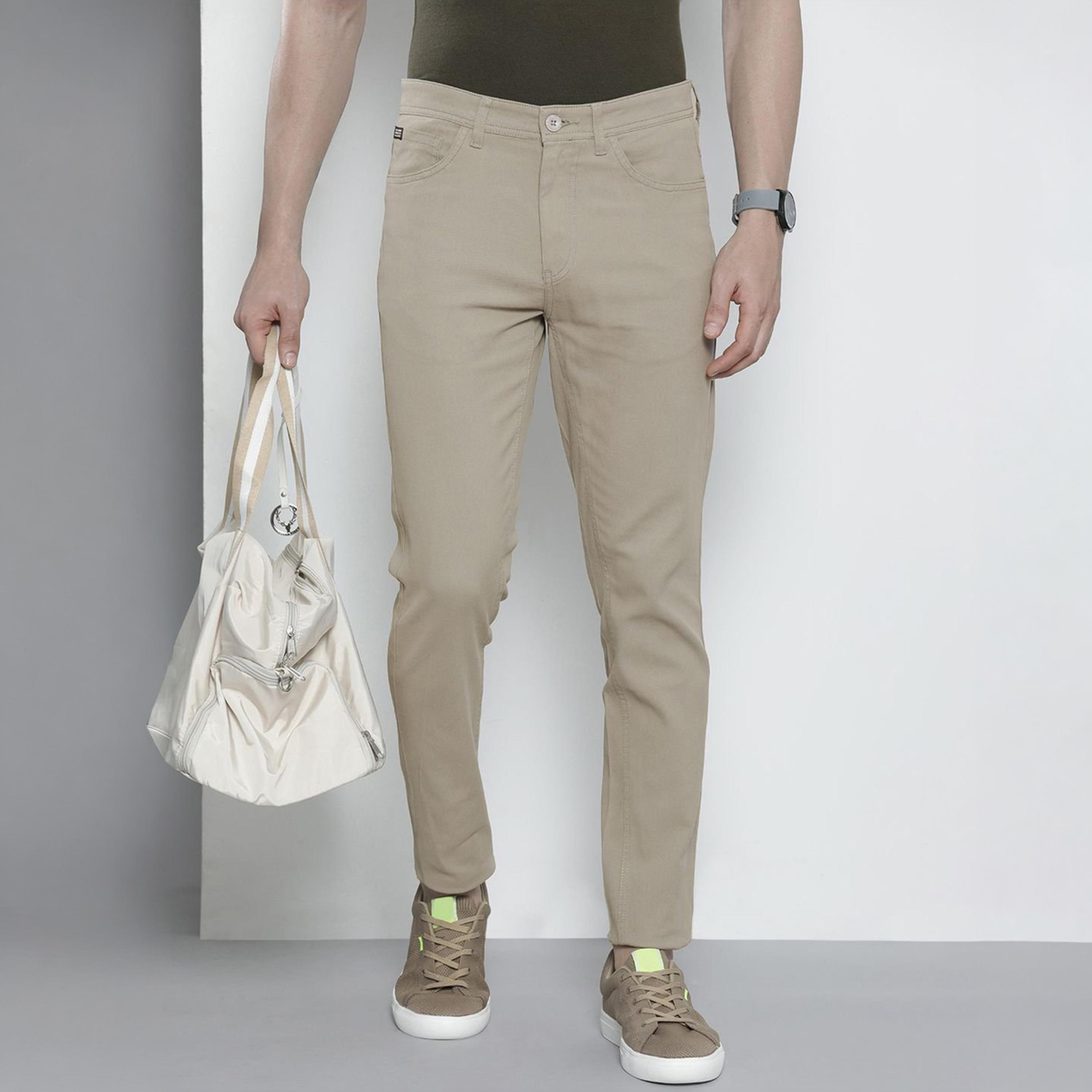 The Indian Garage Co X Styli Men Slim Fit Solid Chinos-men-clothing-bottoms-trousersandchinos-chinos-image-1