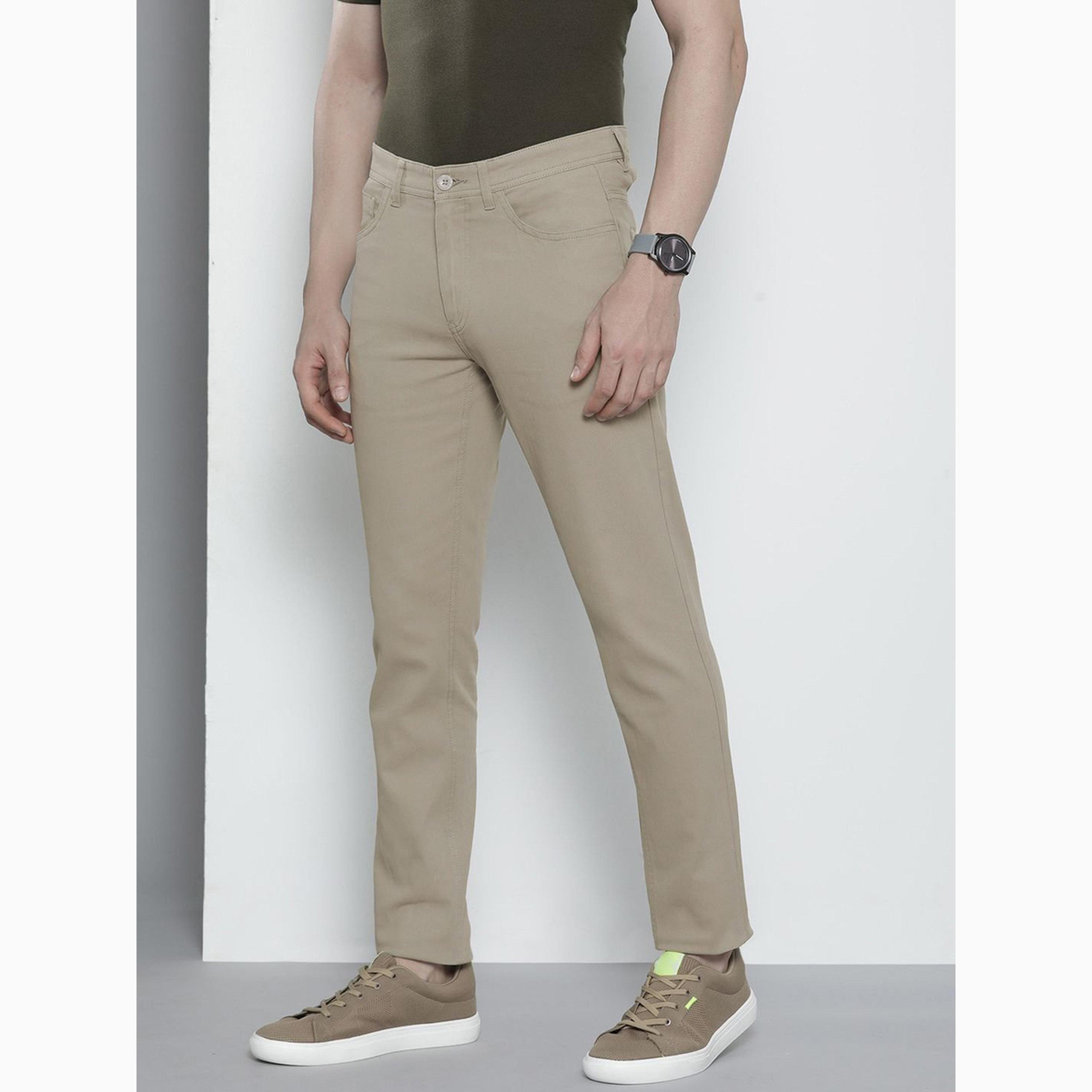 The Indian Garage Co X Styli Men Slim Fit Solid Chinos-men-clothing-bottoms-trousersandchinos-chinos-image-5