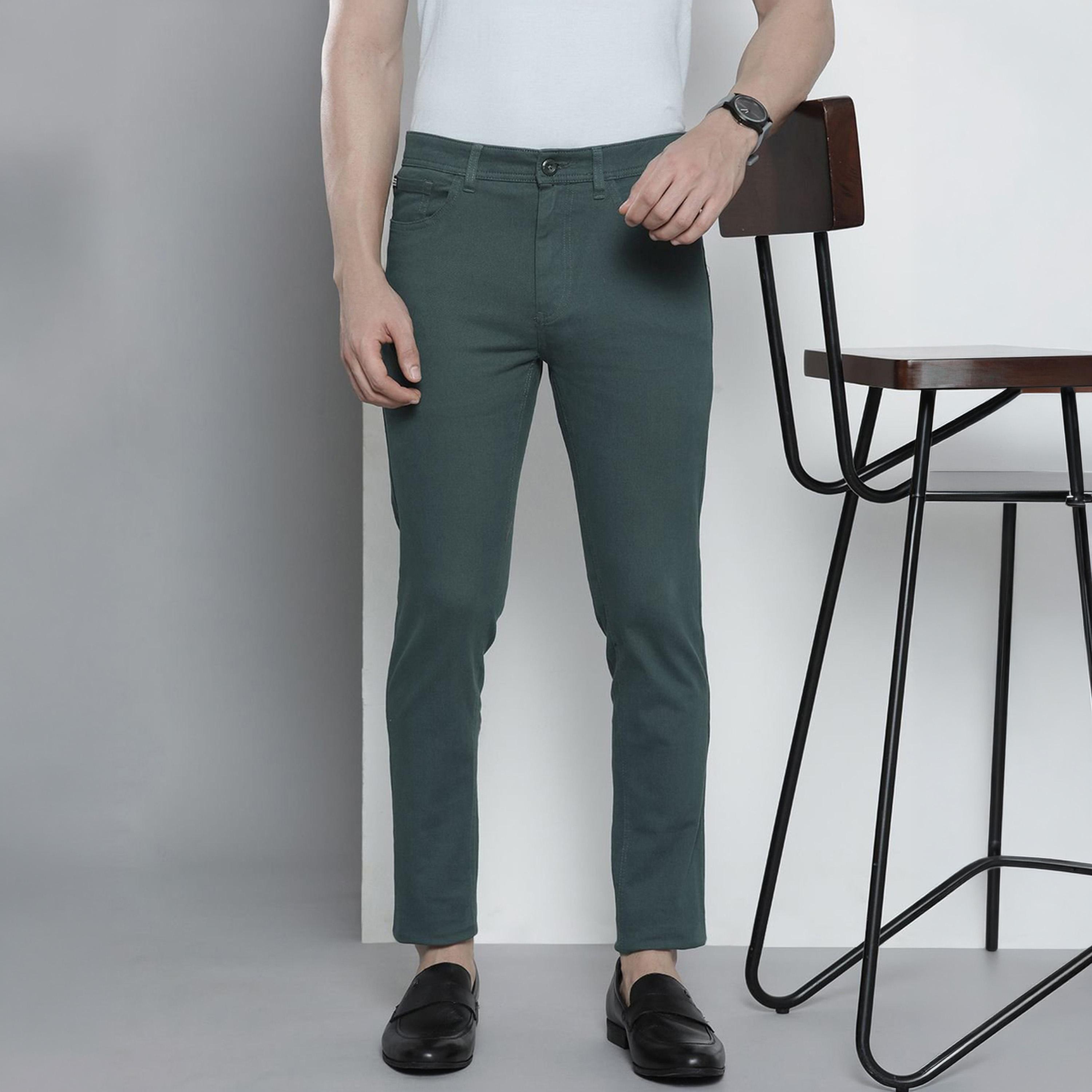 The Indian Garage Co X Styli Men Slim Fit Solid Chinos-men-clothing-bottoms-trousersandchinos-chinos-image-1