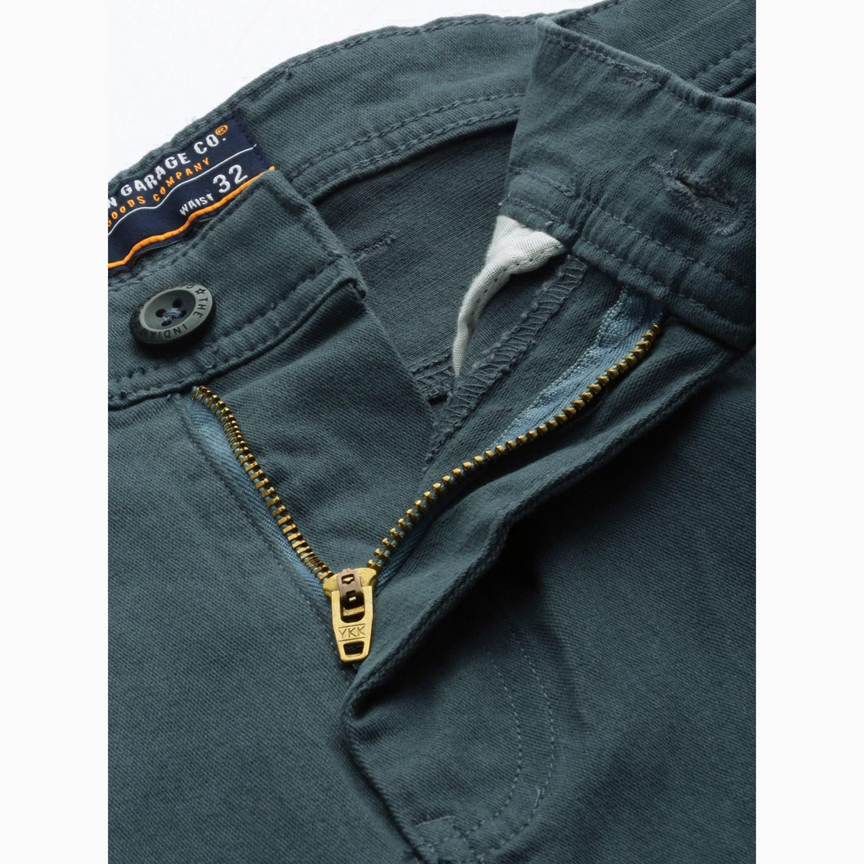 بنطال تشينو بلون سادة وقصة ضيقة للرجال-men-clothing-bottoms-trousersandchinos-chinos-image-4