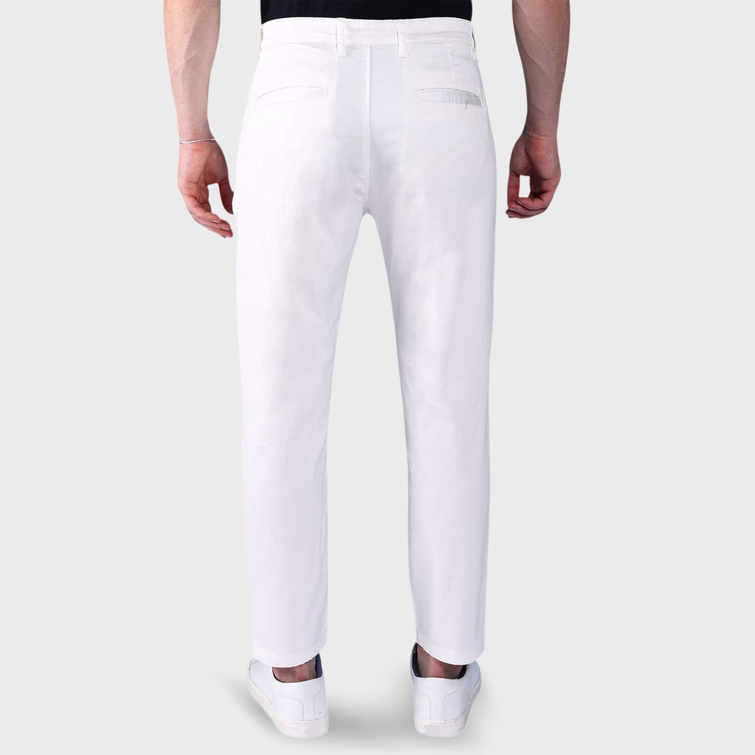 The Indian Garage Co X Styli Men White Slim Fit Solid Chinos-men-clothing-bottoms-trousersandchinos-chinos-image-3