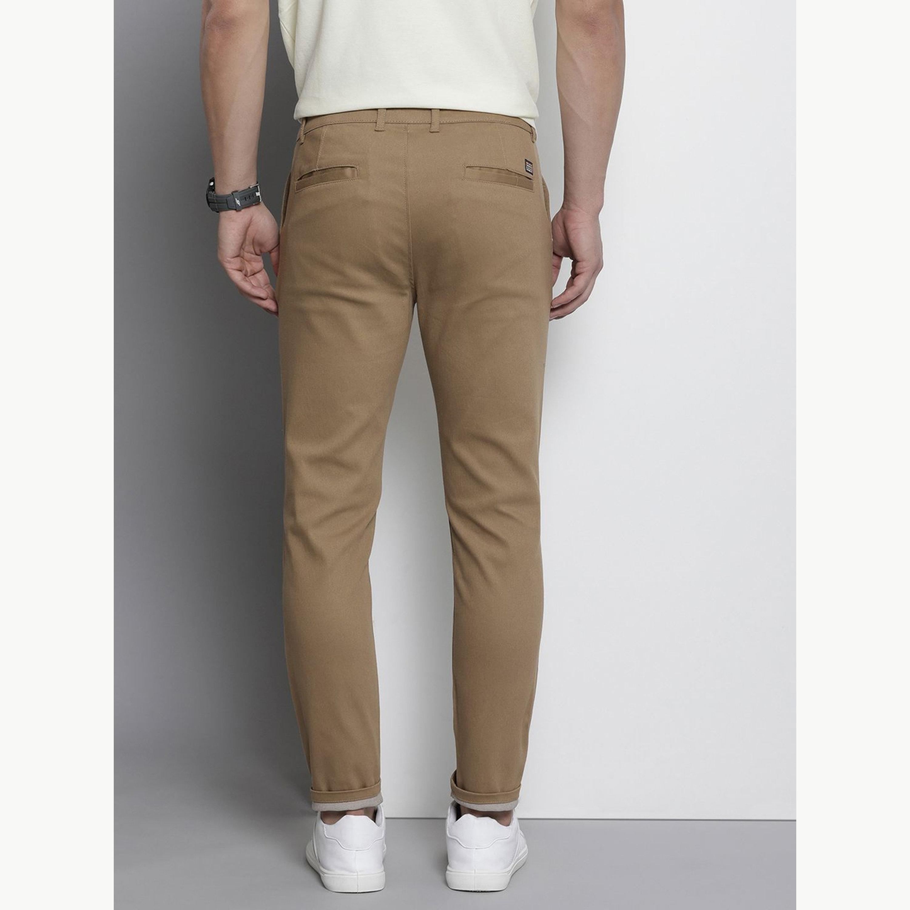بنطال تشينو سادة بقصة ضيقة للرجال-men-clothing-bottoms-trousersandchinos-chinos-image-3