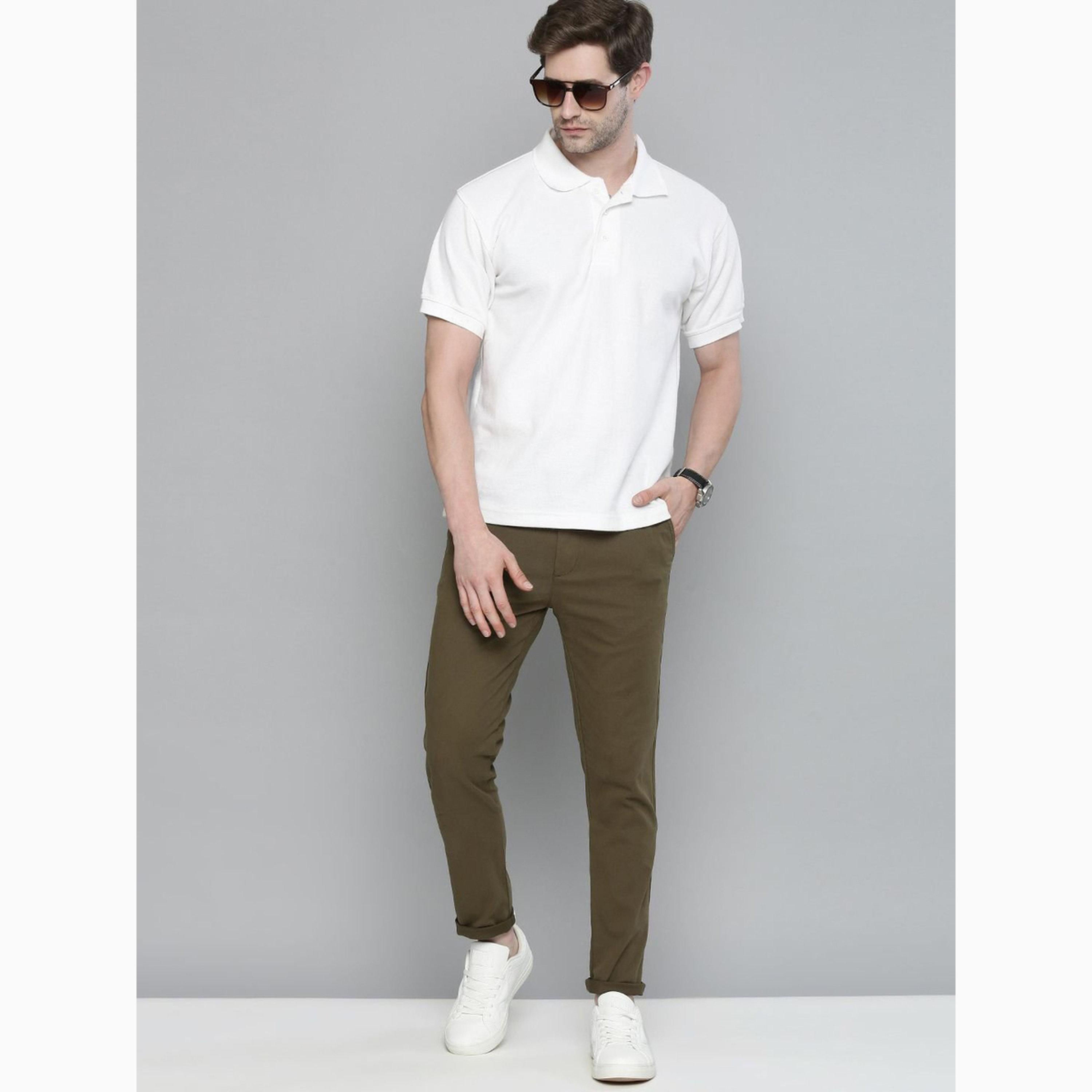 The Indian Garage Co X Styli Men Slim Fit Solid Chinos-men-clothing-bottoms-joggers-image-2