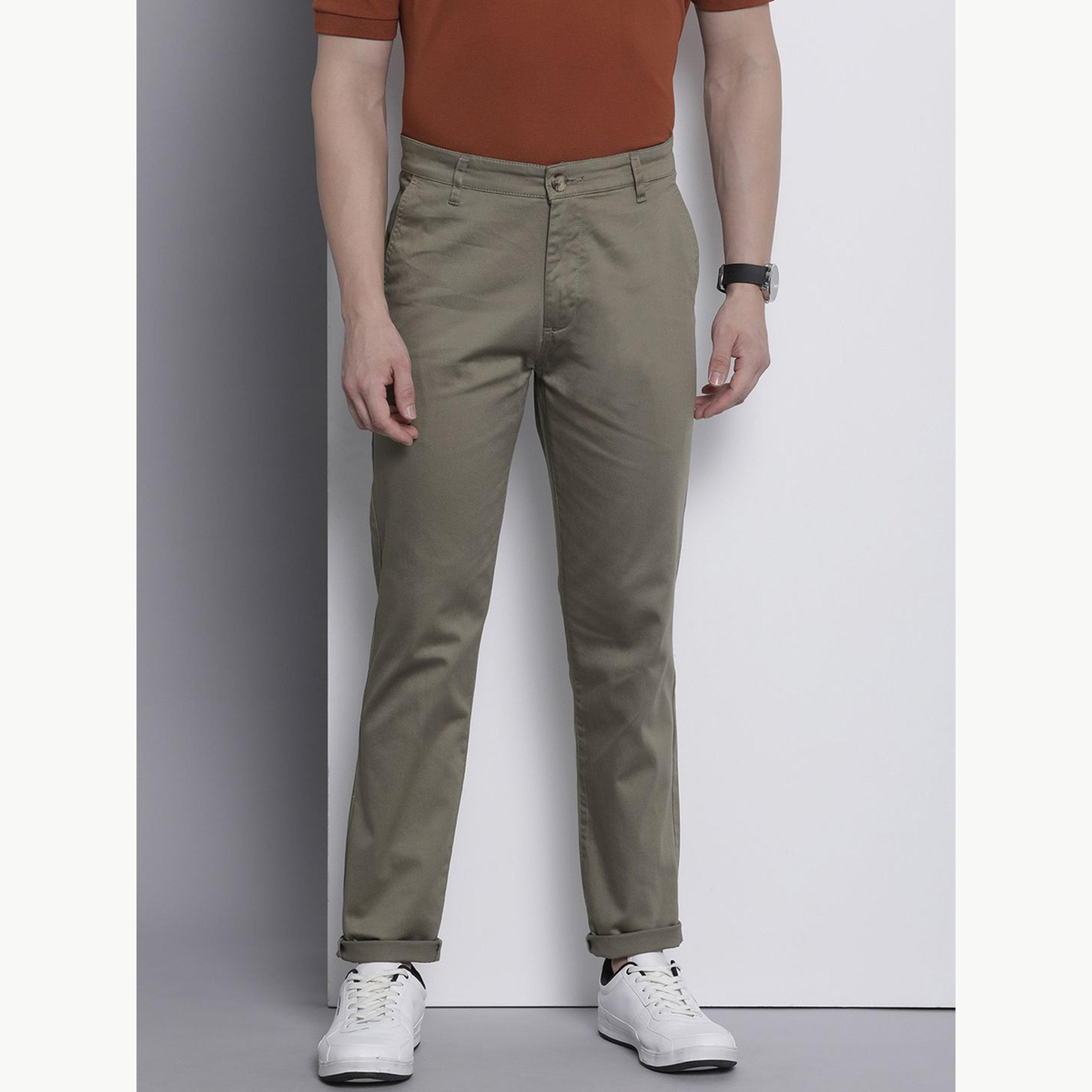بنطال تشينو سادة بقصة ضيقة للرجال-men-clothing-bottoms-trousersandchinos-chinos-image-1