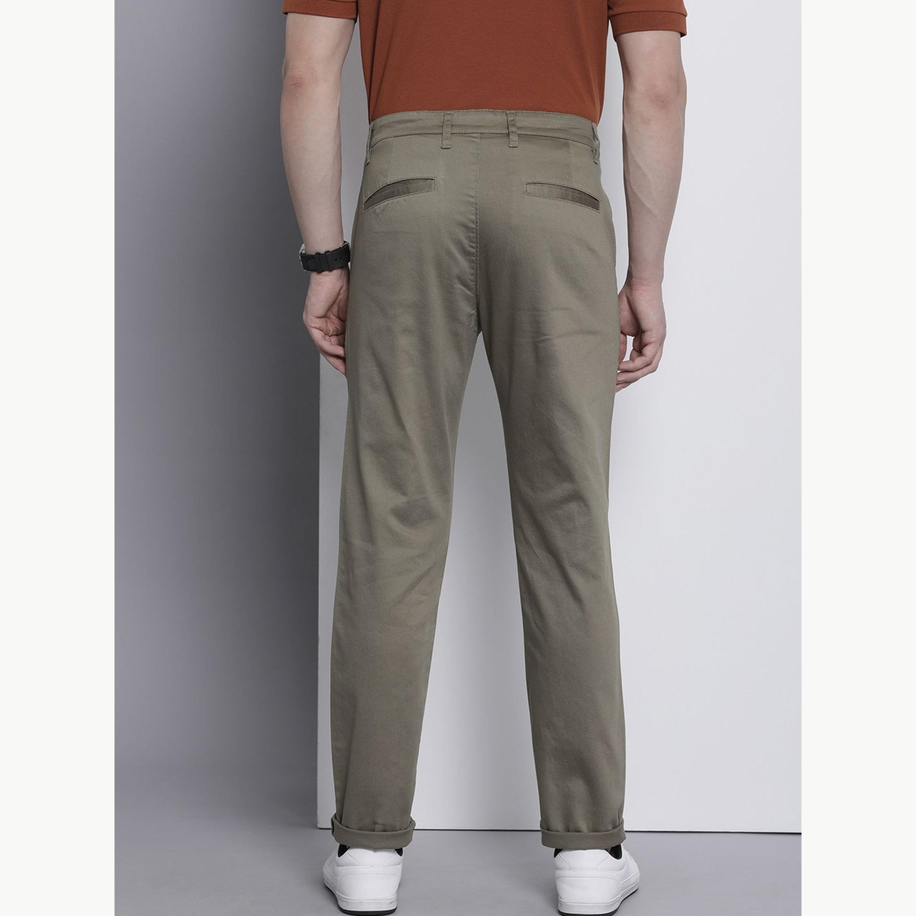 بنطال تشينو سادة بقصة ضيقة للرجال-men-clothing-bottoms-trousersandchinos-chinos-image-3