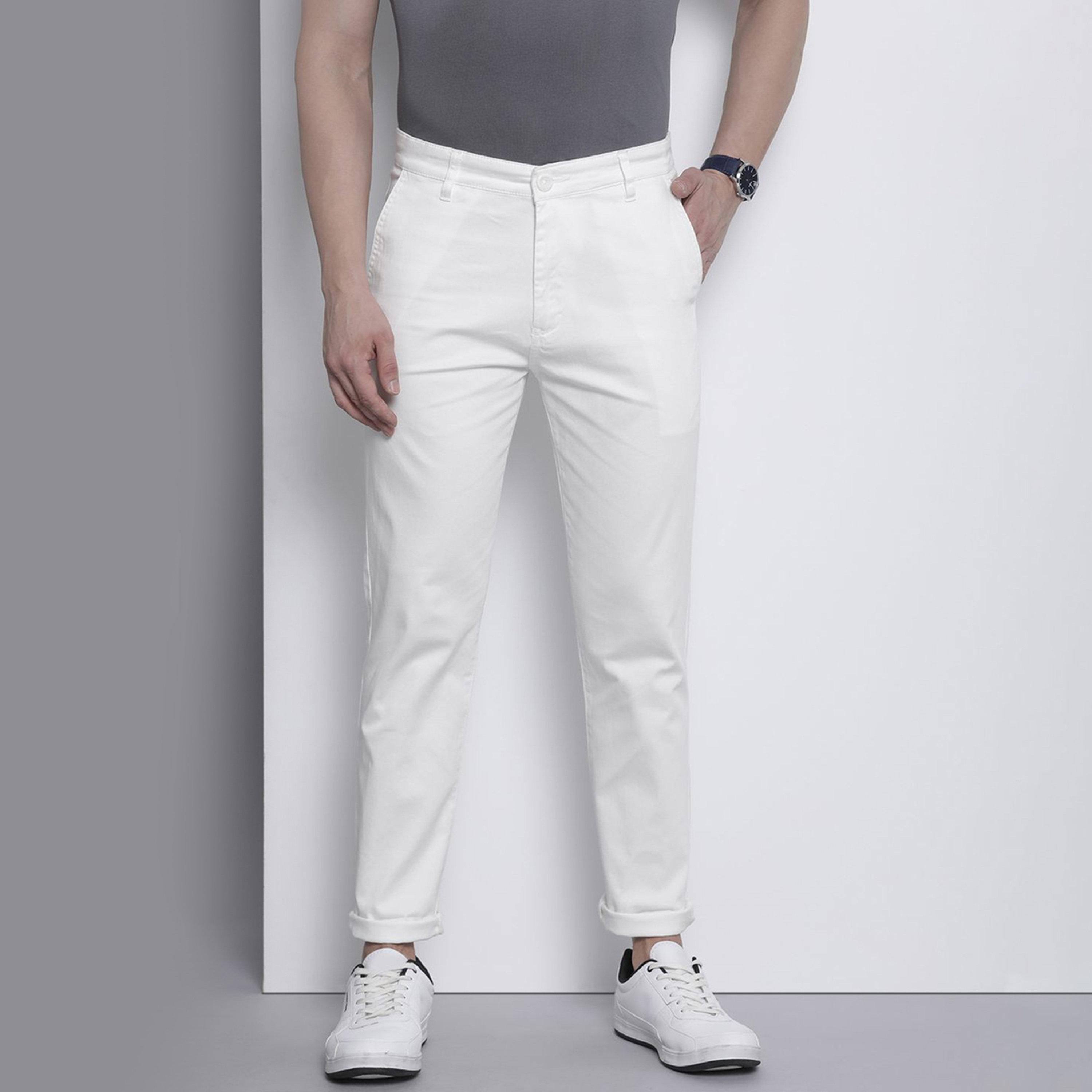بنطال تشينو سادة بقصة ضيقة للرجال-men-clothing-bottoms-trousersandchinos-chinos-image-1
