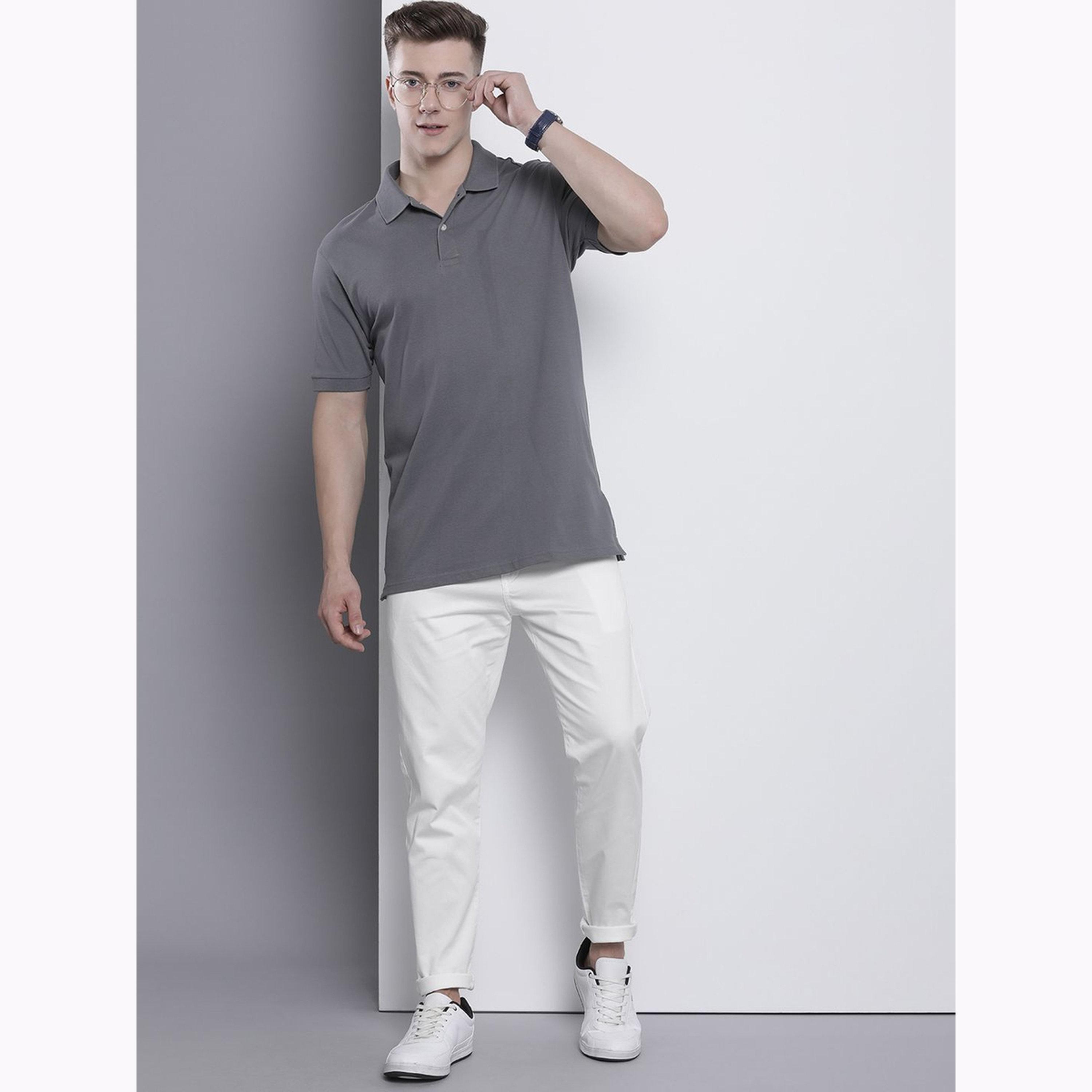 بنطال تشينو سادة بقصة ضيقة للرجال-men-clothing-bottoms-trousersandchinos-chinos-image-2