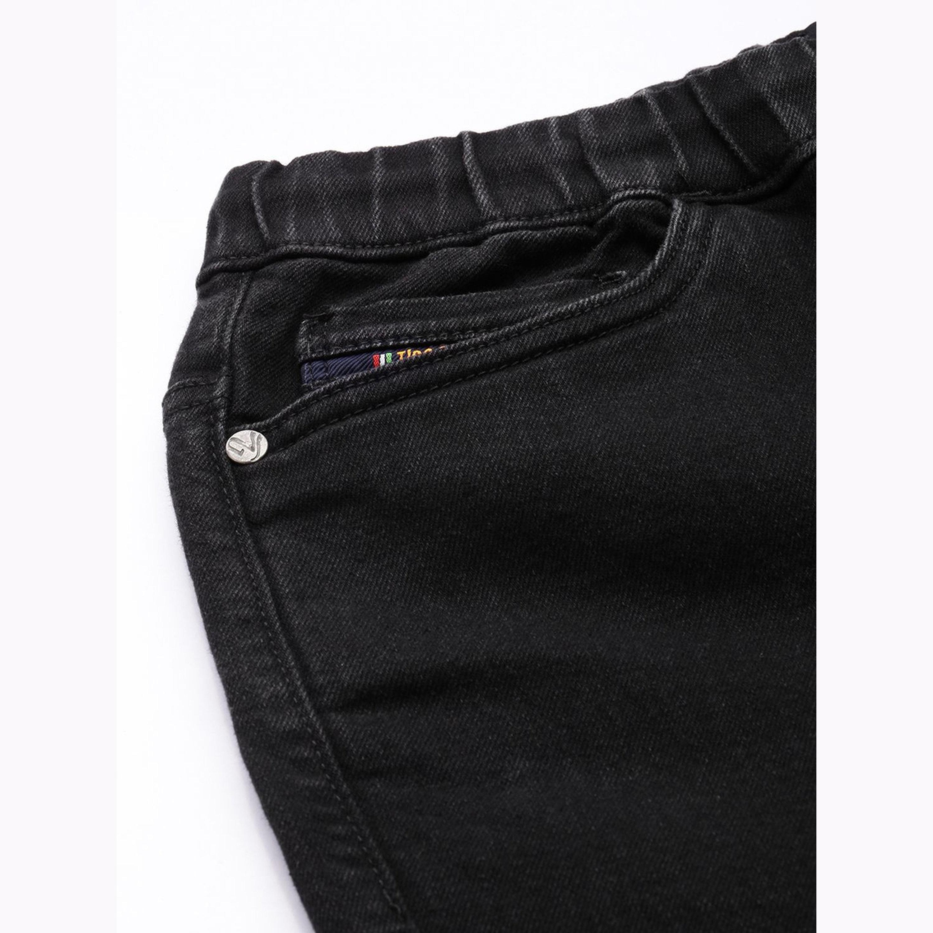 جوغر دنيم سادة بقصة ضيقة للرجال-men-clothing-bottoms-joggers-image-6