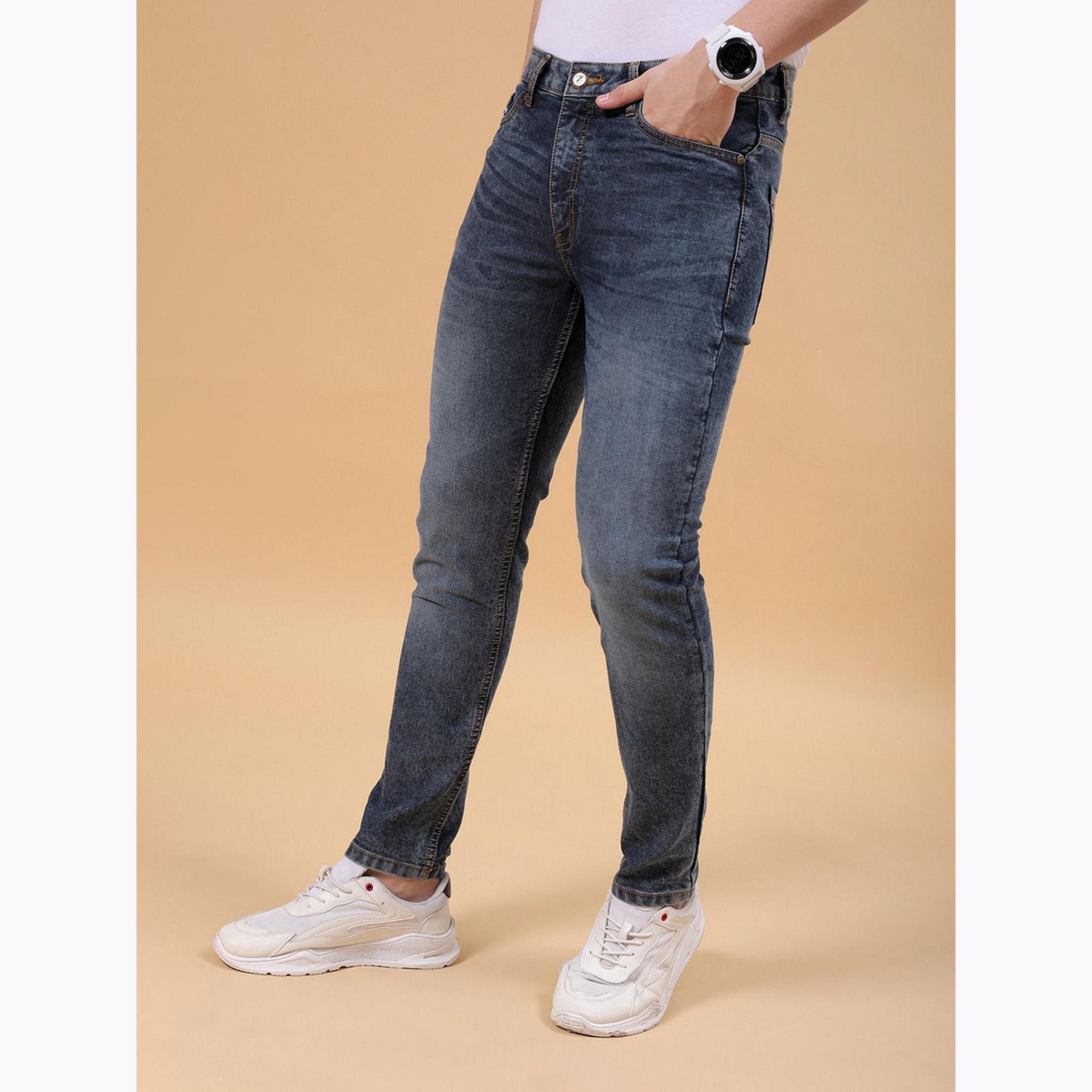 جينز باهت بقصة ضيقة للرجال-men-clothing-bottoms-jeans-image-1