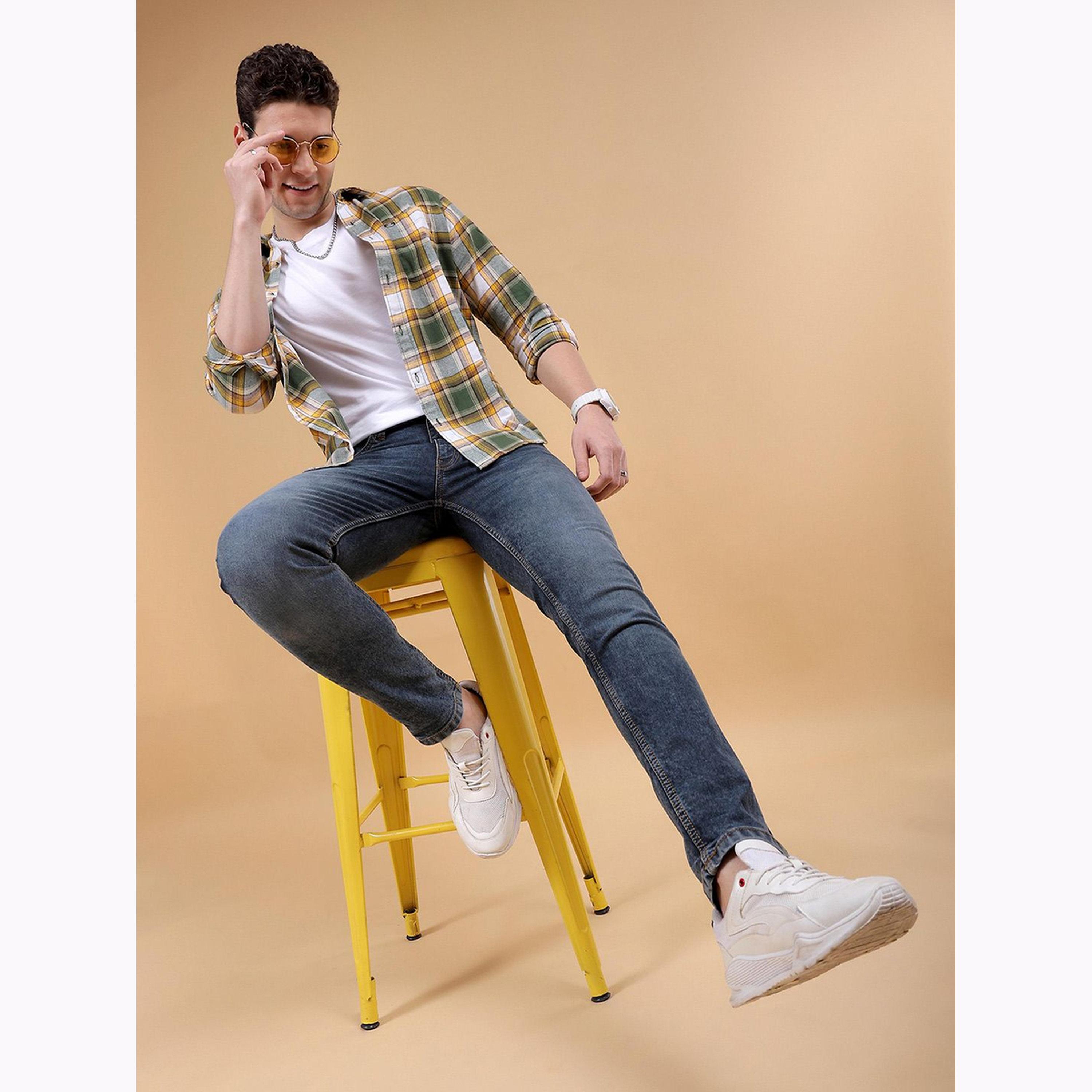 جينز باهت بقصة ضيقة للرجال-men-clothing-bottoms-jeans-image-2