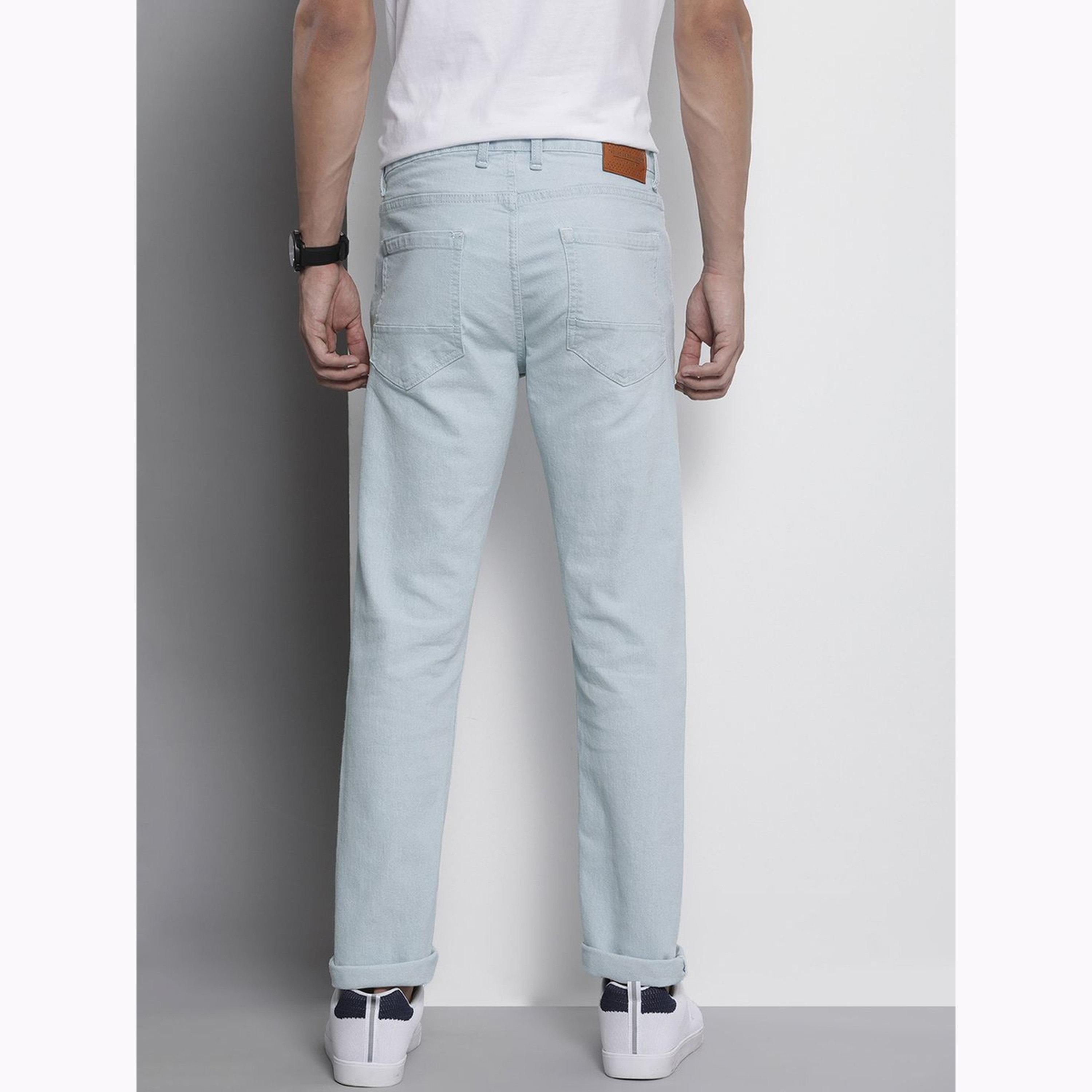 جينز سادة بقصة مستقيمة ضيقة للرجال-men-clothing-bottoms-jeans-image-3