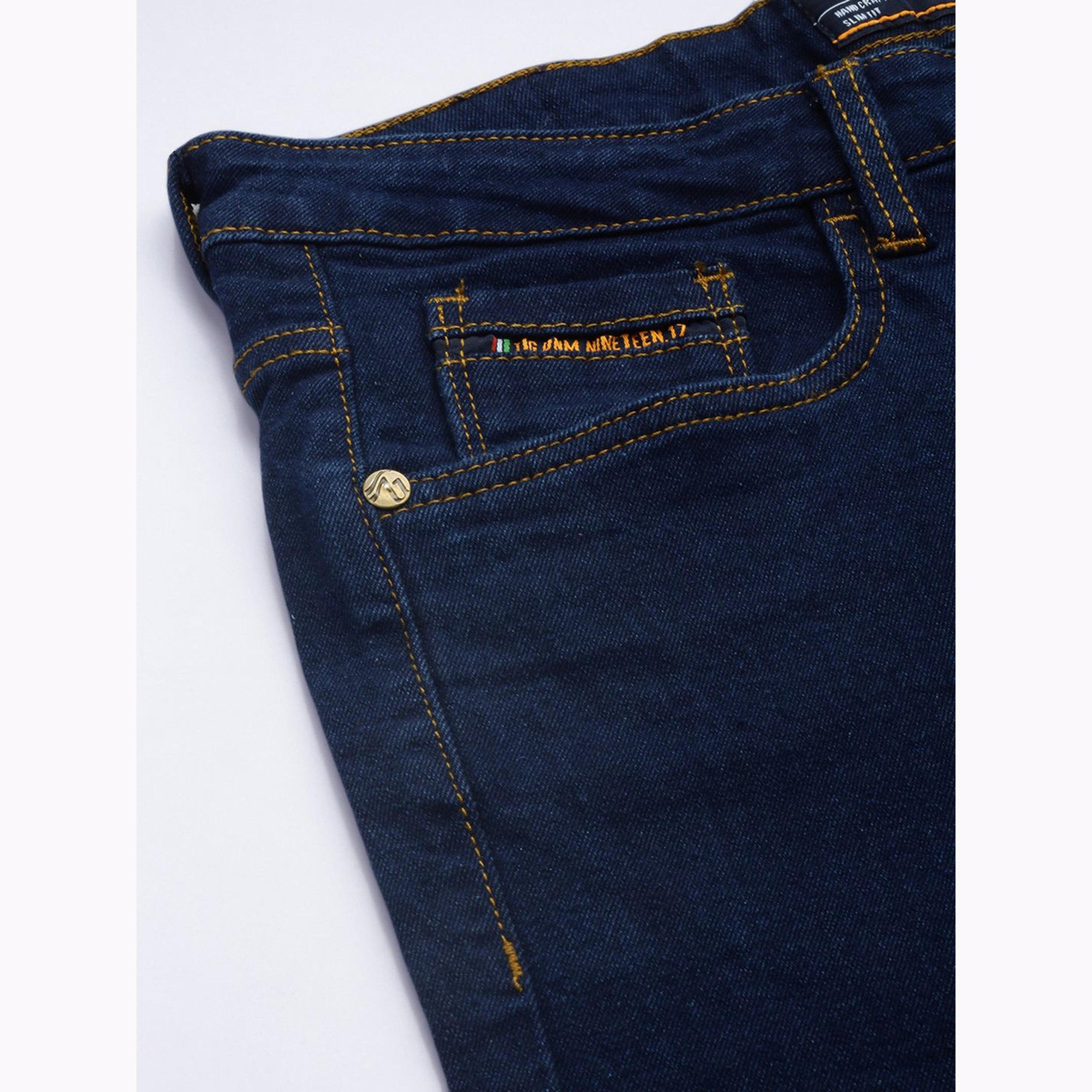 جينز سادة بقصة مستقيمة ضيقة للرجال-men-clothing-bottoms-jeans-image-6