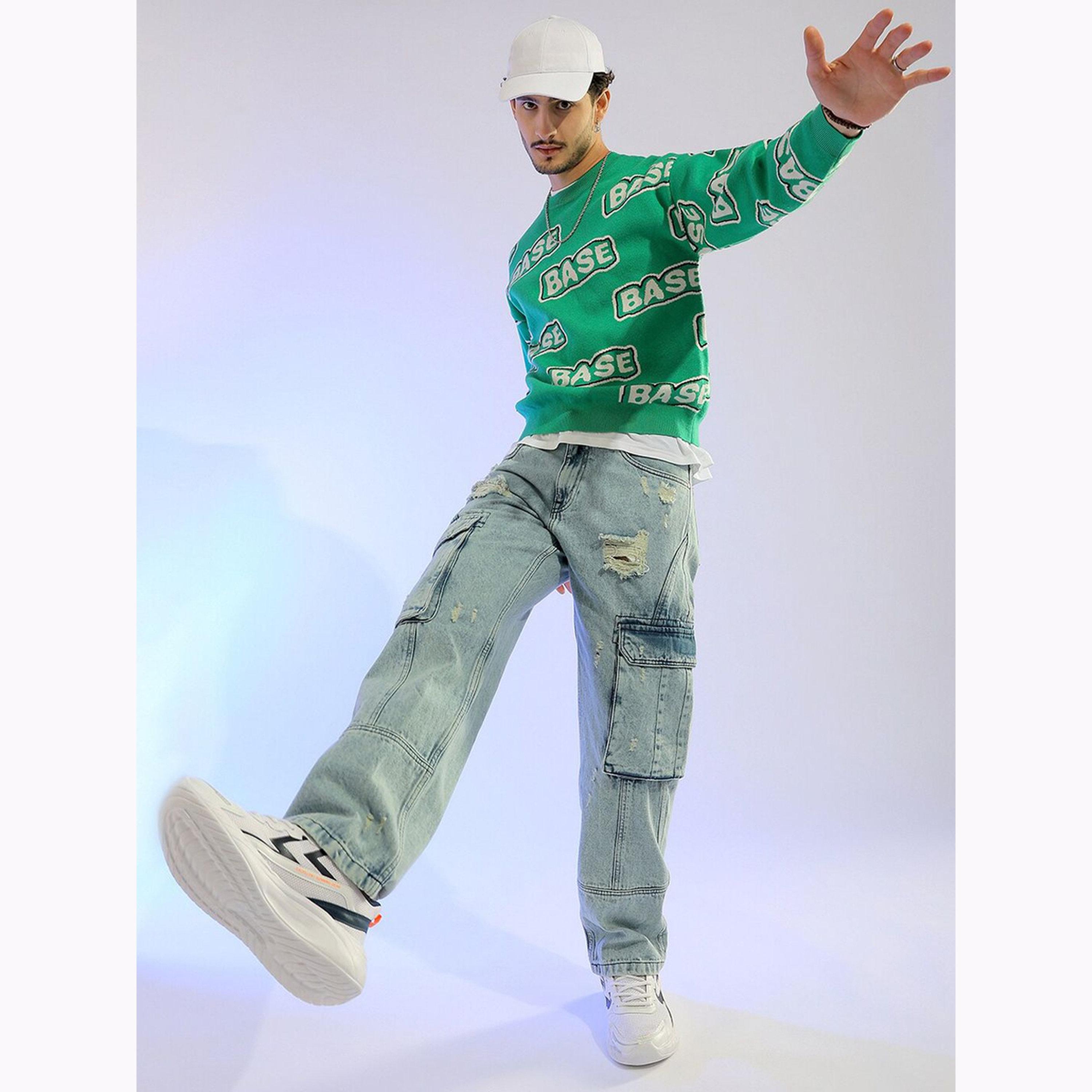 The Indian Garage Co X Styli Men Acid Wash Distressed Cargo Jeans-men-clothing-bottoms-jeans-image-2