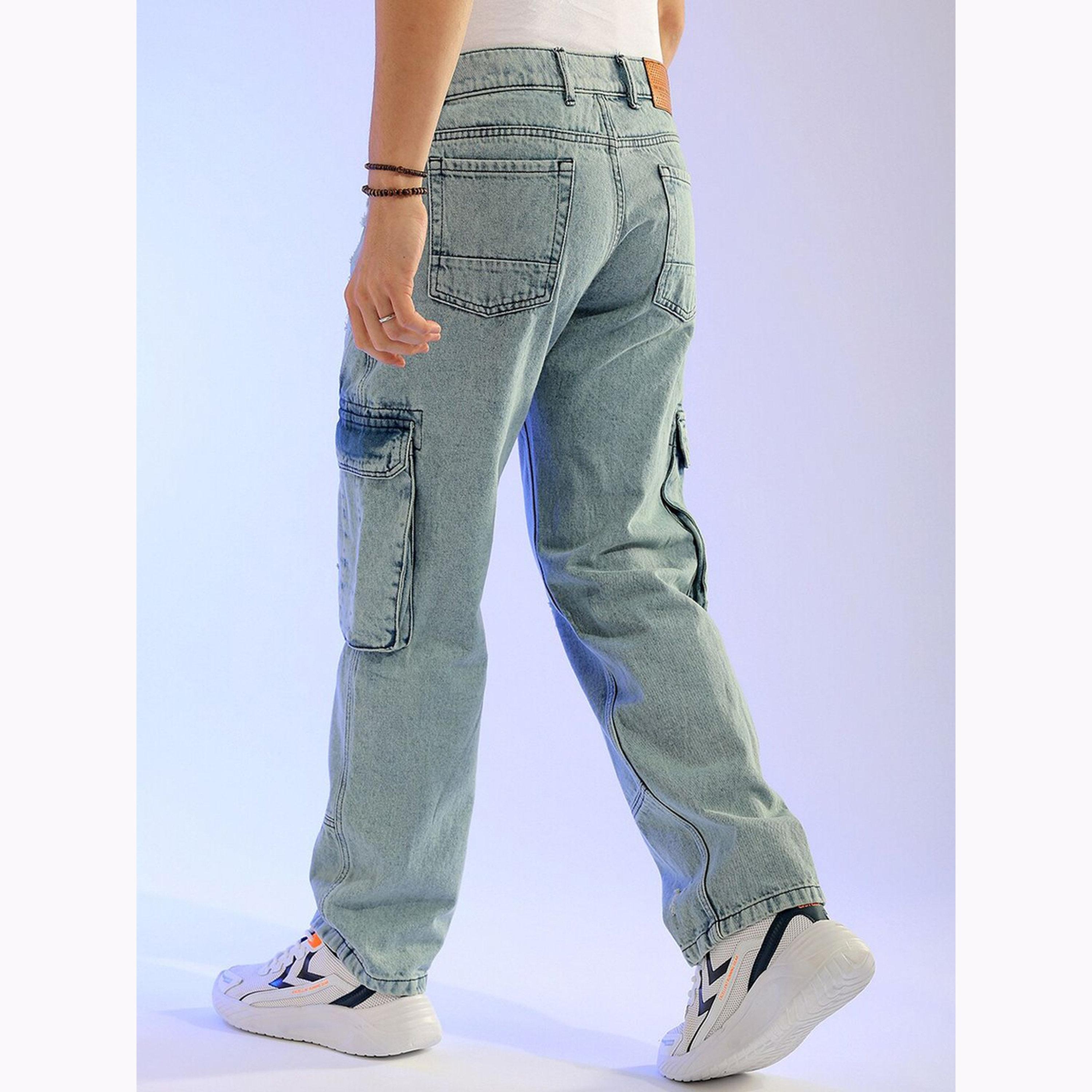جينز كارجو بتفاصيل ممزقة للرجال-men-clothing-bottoms-jeans-image-3