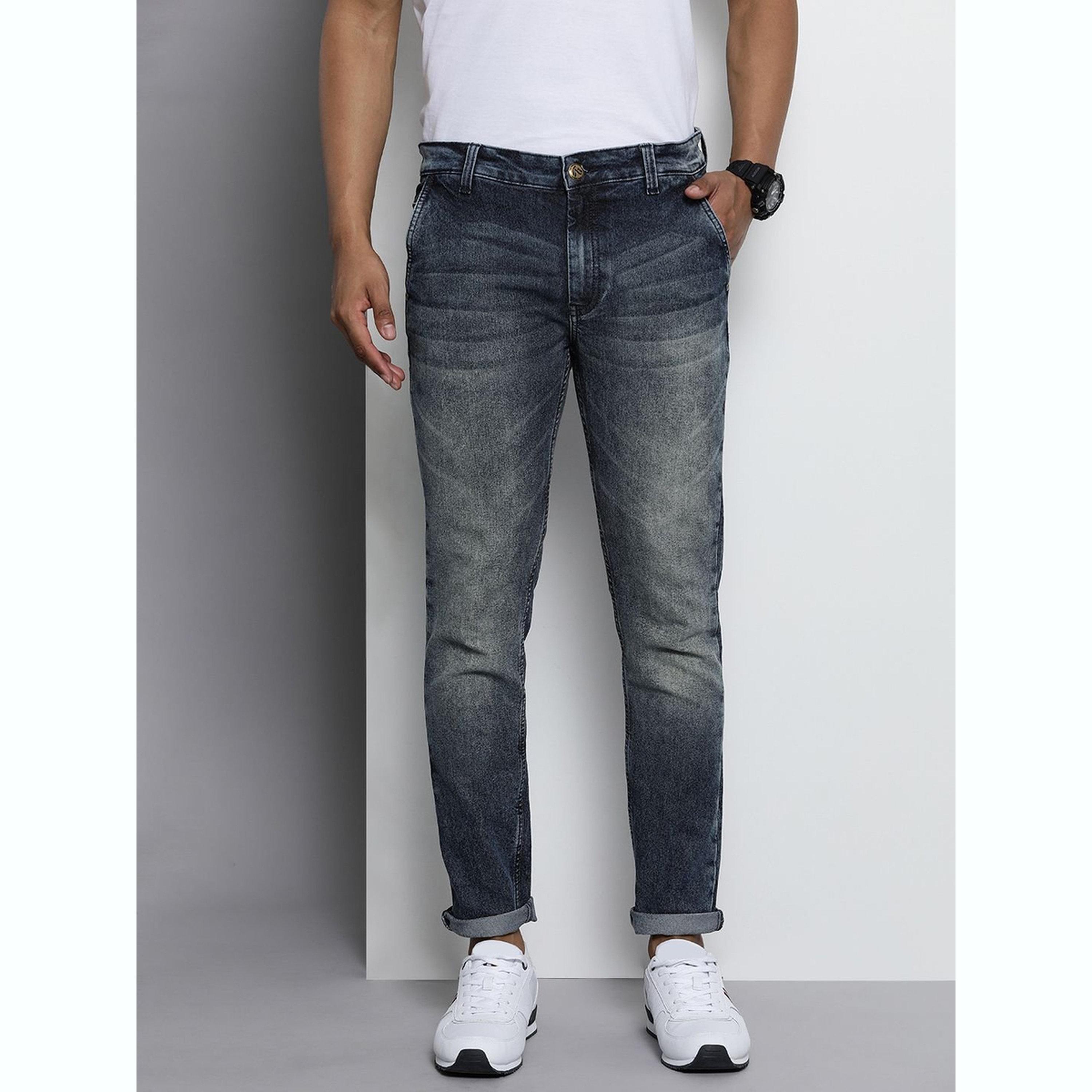 The Indian Garage Co X Styli Men Slim Fit Solid Jeans-men-clothing-bottoms-jeans-image-1