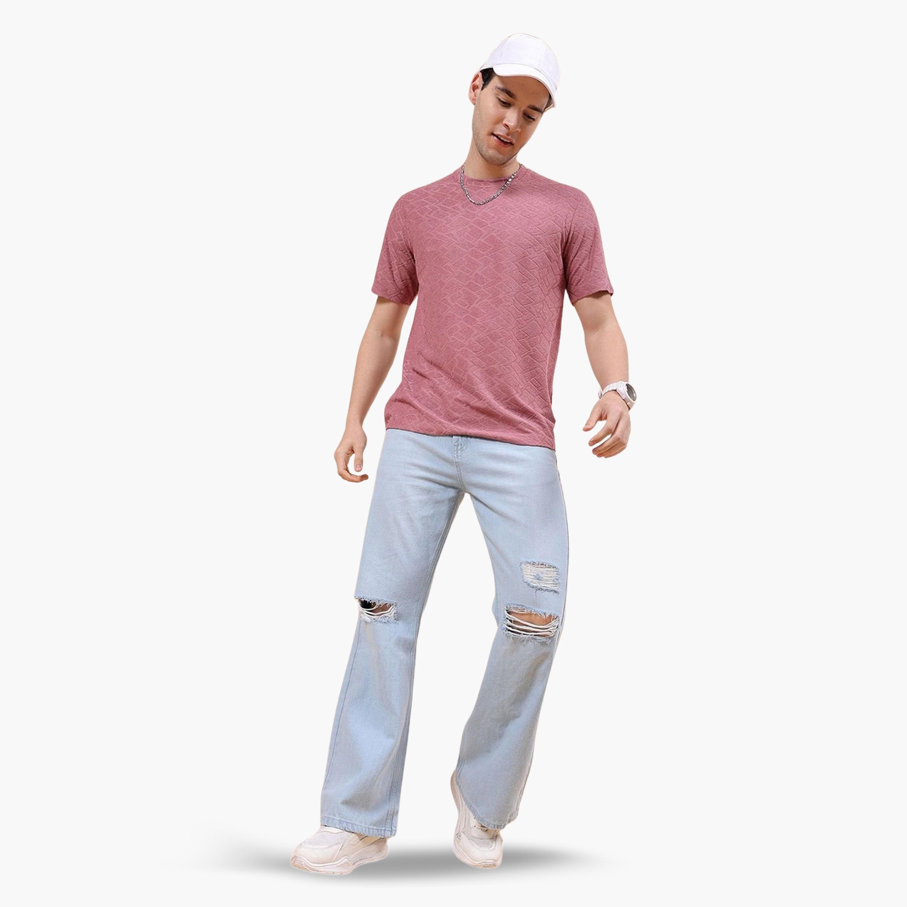 جينز بقصة بوت كات واسعة سادة-men-clothing-bottoms-jeans-image-2