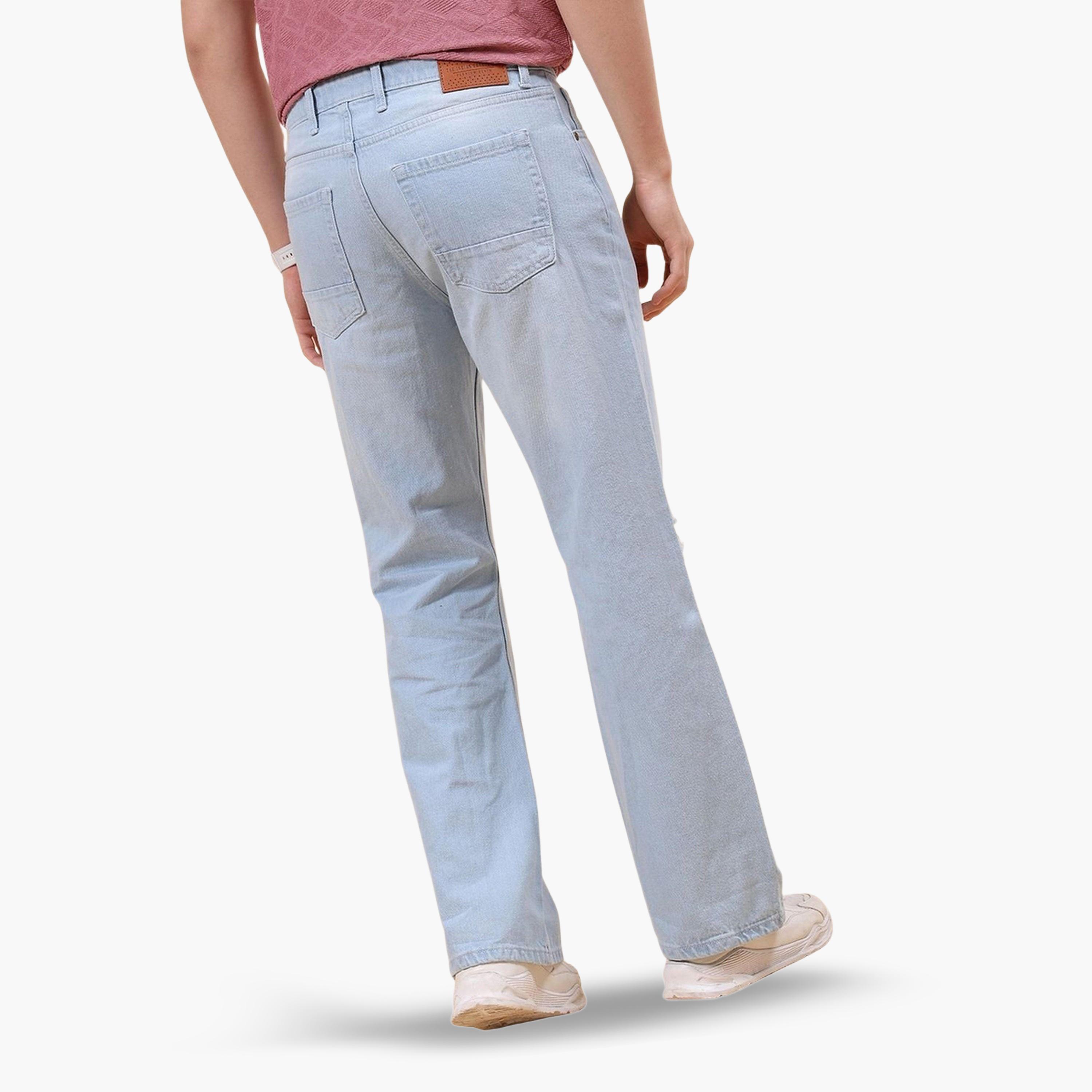 جينز بقصة بوت كات واسعة سادة-men-clothing-bottoms-jeans-image-3