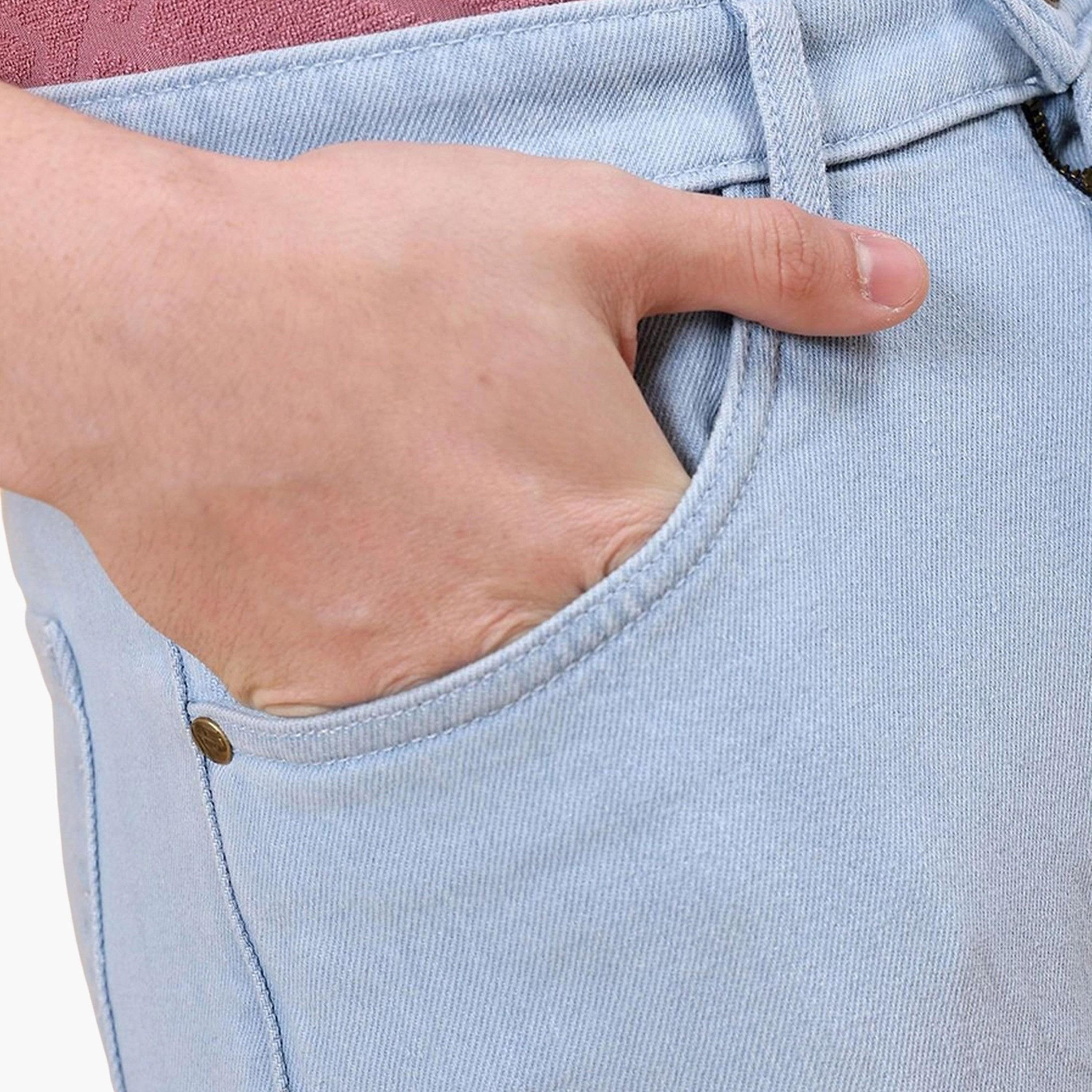 جينز بقصة بوت كات واسعة سادة-men-clothing-bottoms-jeans-image-4