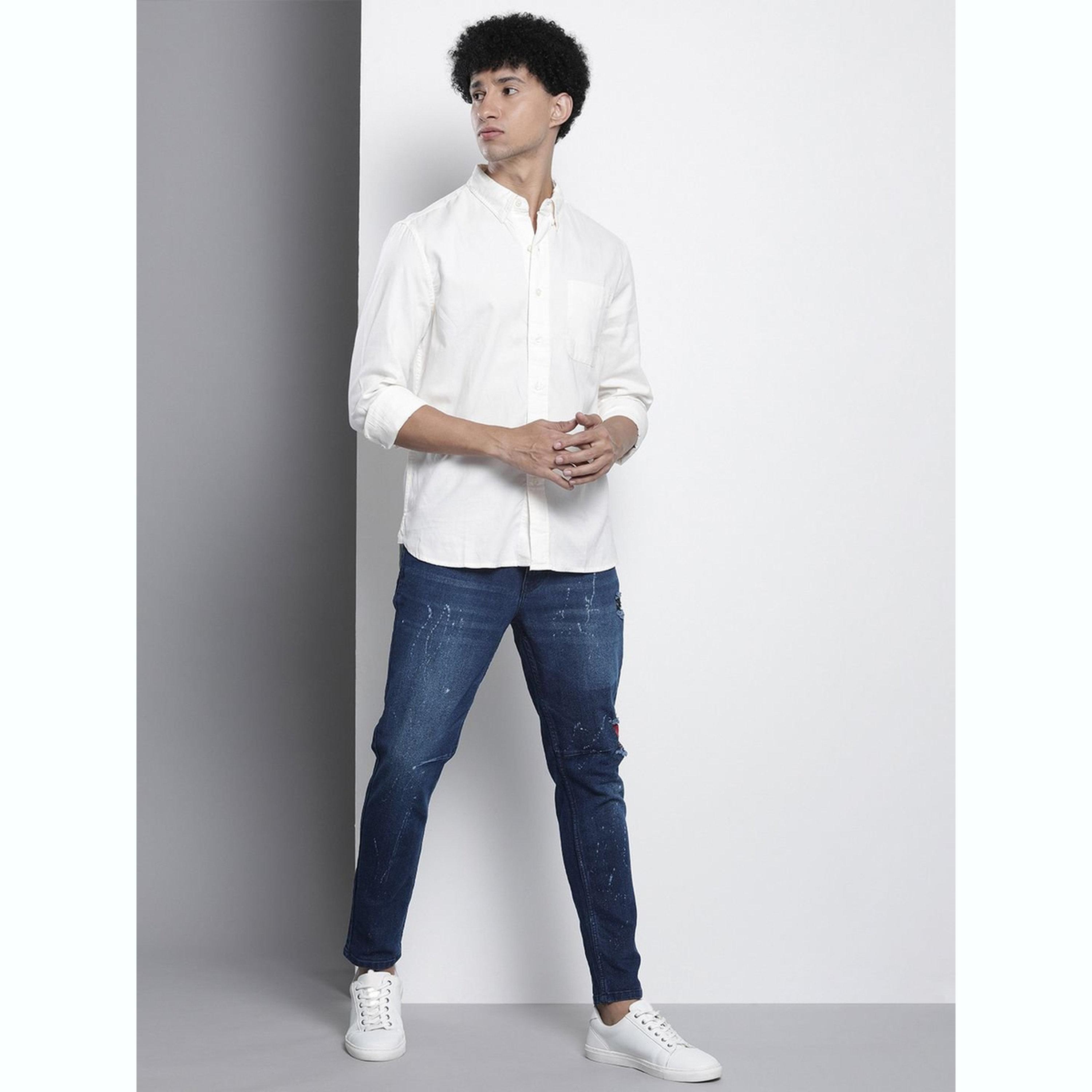 جينز بقصة كاروت وتفاصيل ممزقة-men-clothing-bottoms-jeans-image-2