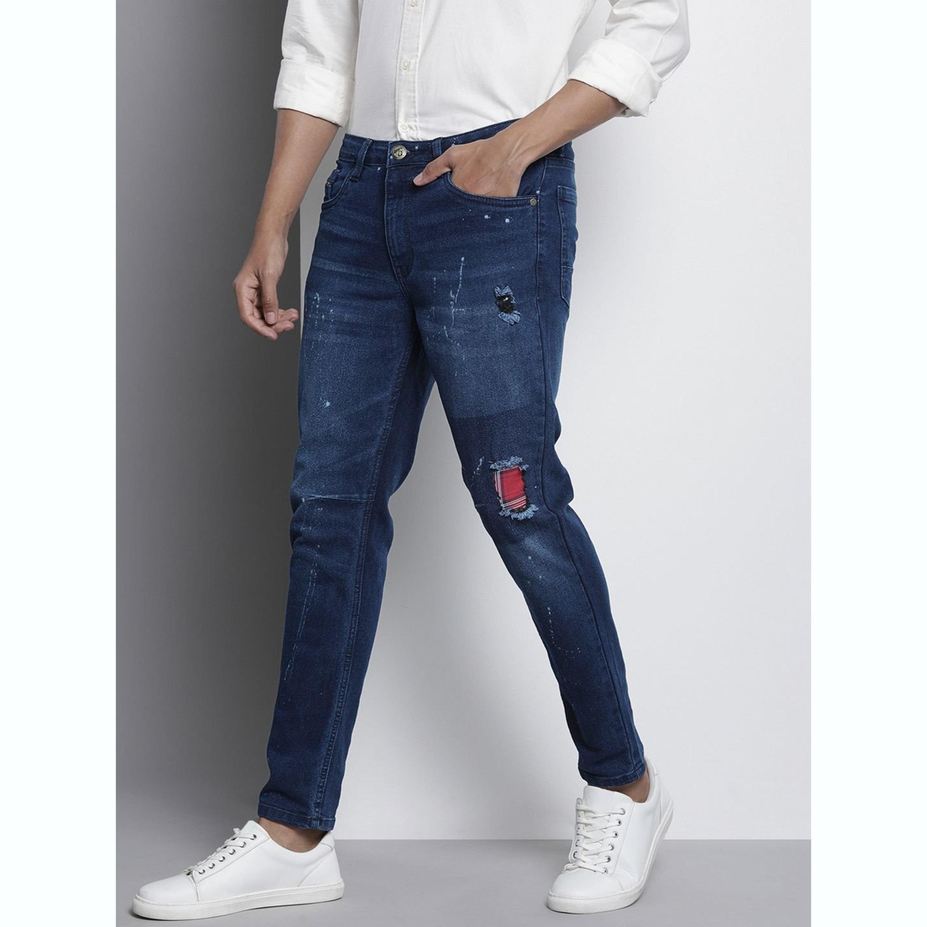 جينز بقصة كاروت وتفاصيل ممزقة-men-clothing-bottoms-jeans-image-5