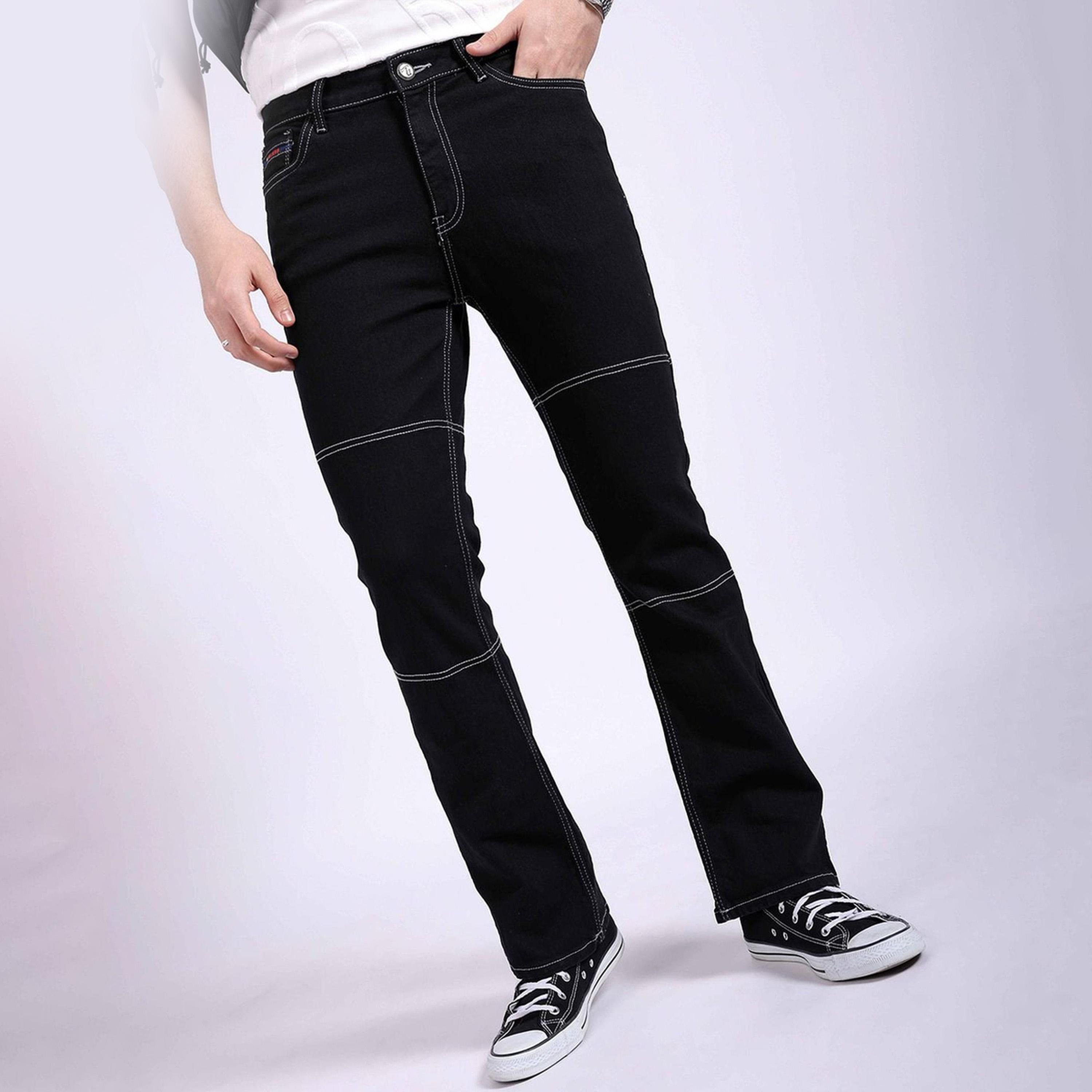The Indian Garage Co X Styli Men Bootcut Fit Solid Jeans-men-clothing-bottoms-jeans-image-1