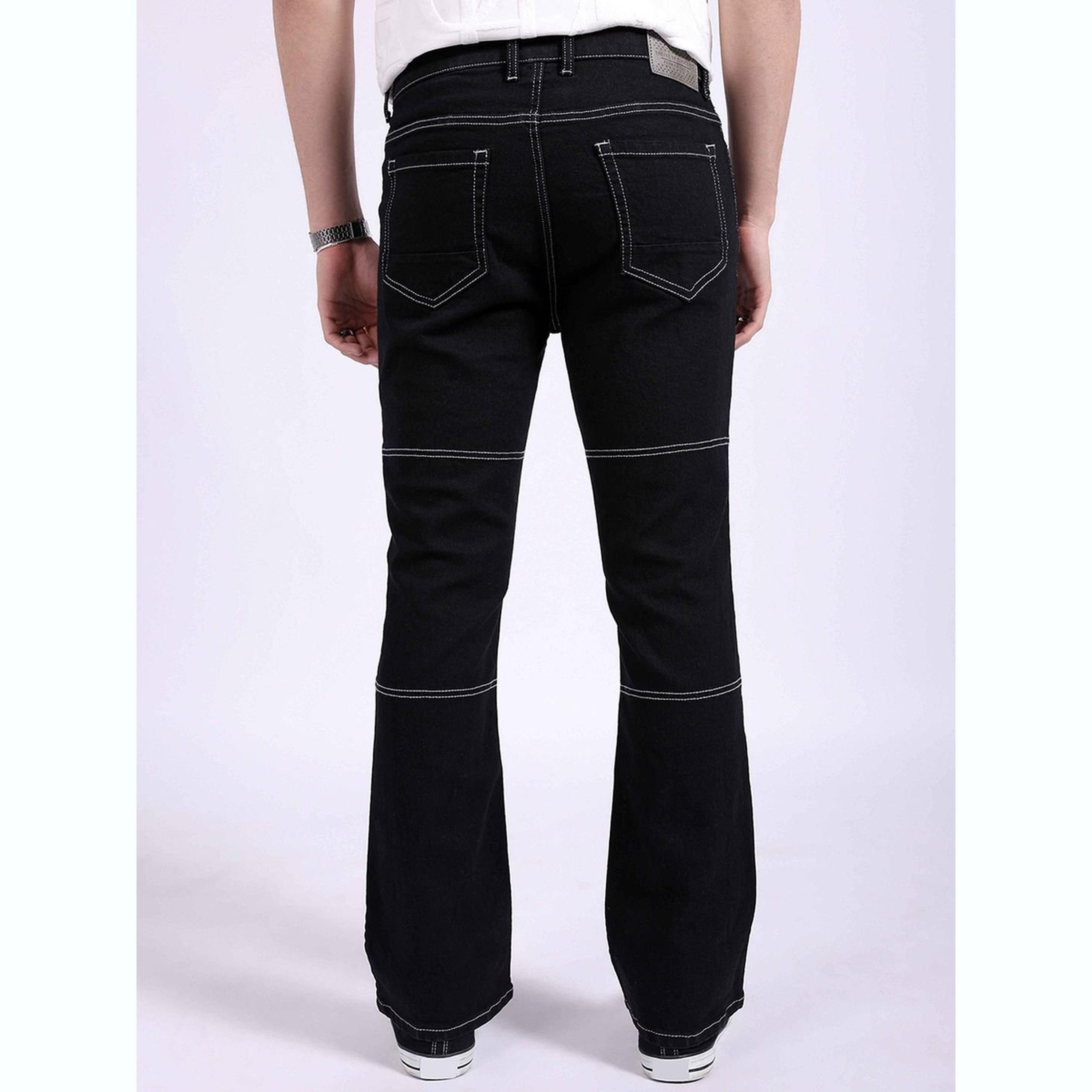 The Indian Garage Co X Styli Men Bootcut Fit Solid Jeans-men-clothing-bottoms-jeans-image-3