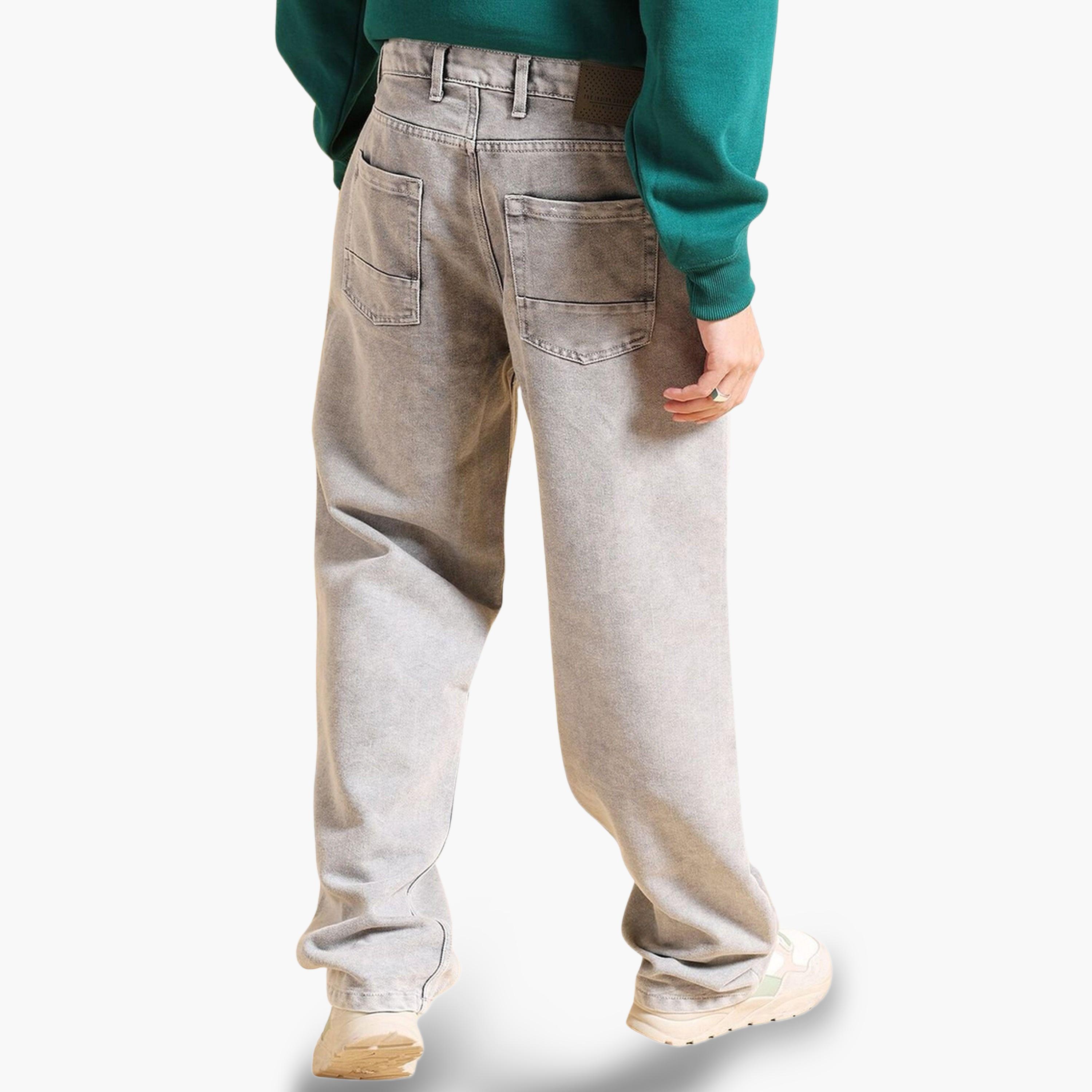 جينز بقصة فضفاضة سادة-men-clothing-bottoms-jeans-image-3