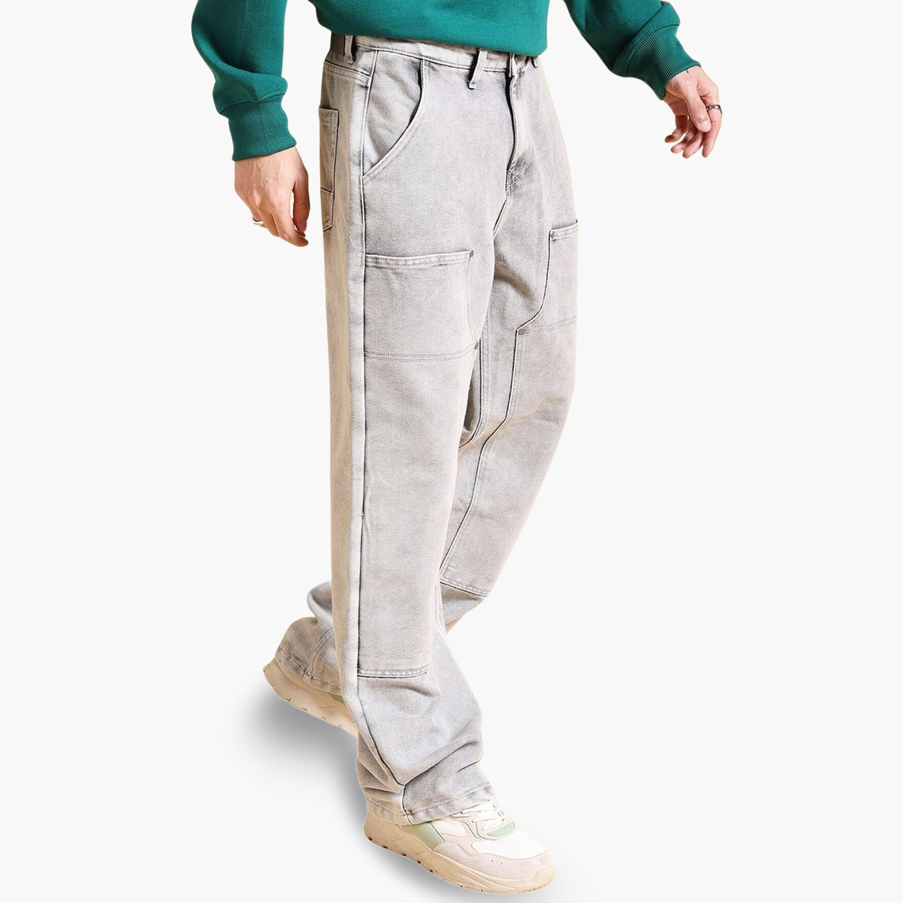 جينز بقصة فضفاضة سادة-men-clothing-bottoms-jeans-image-5