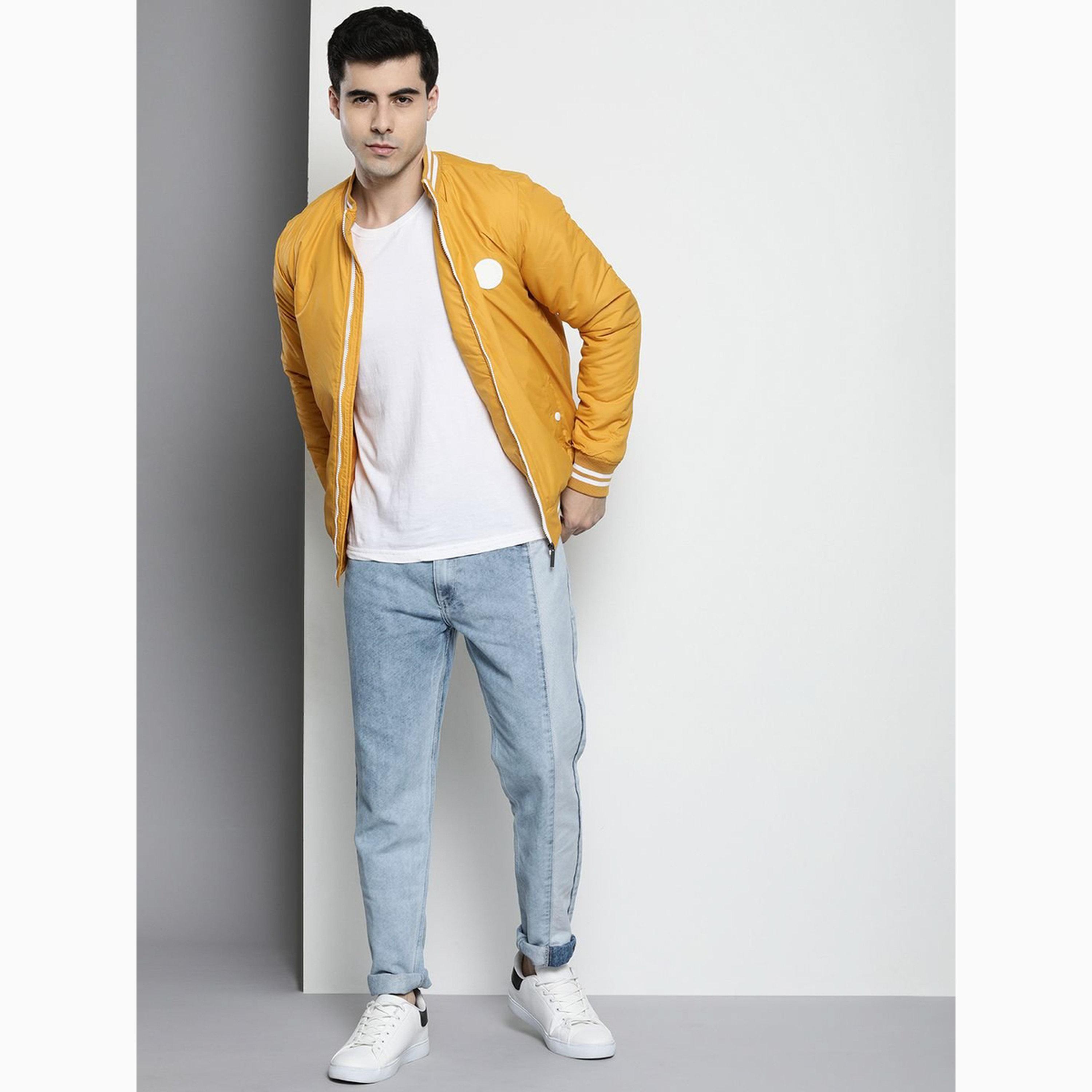 بنطال جينز بتصميم ألواح وقصة ضيقة للرجال-men-clothing-bottoms-jeans-image-2