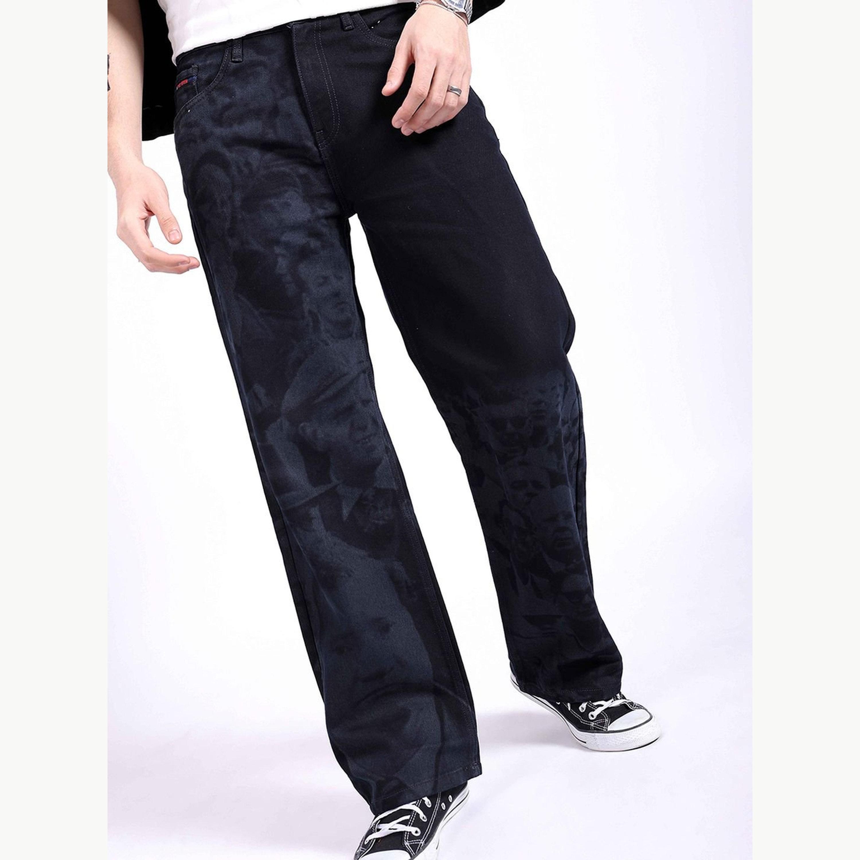 جينز بقصة فضفاضة وطبعات صور-men-clothing-bottoms-jeans-image-1