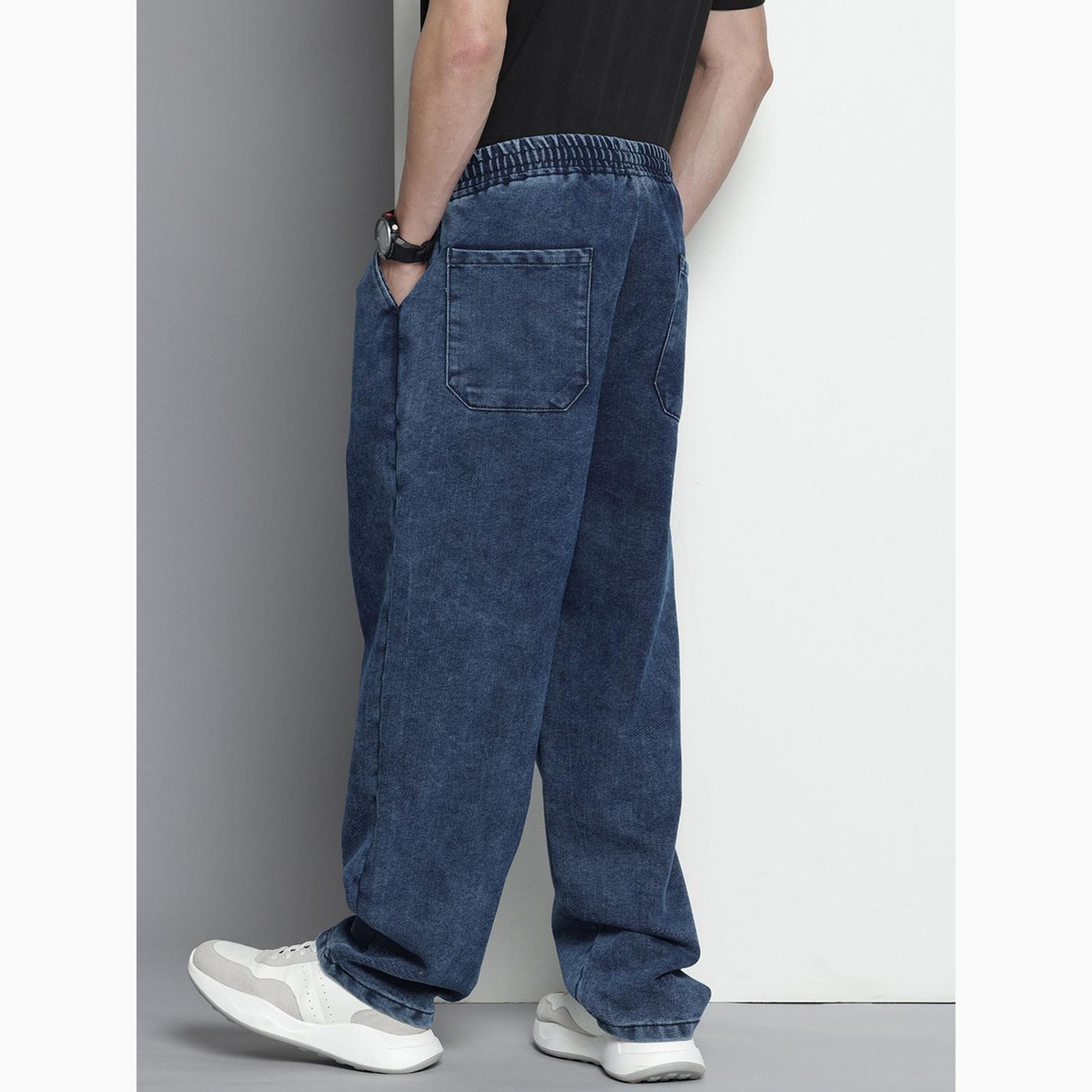 The Indian Garage Co X Styli Men Barrel Loose Fit Solid Jeans-men-clothing-bottoms-jeans-image-4